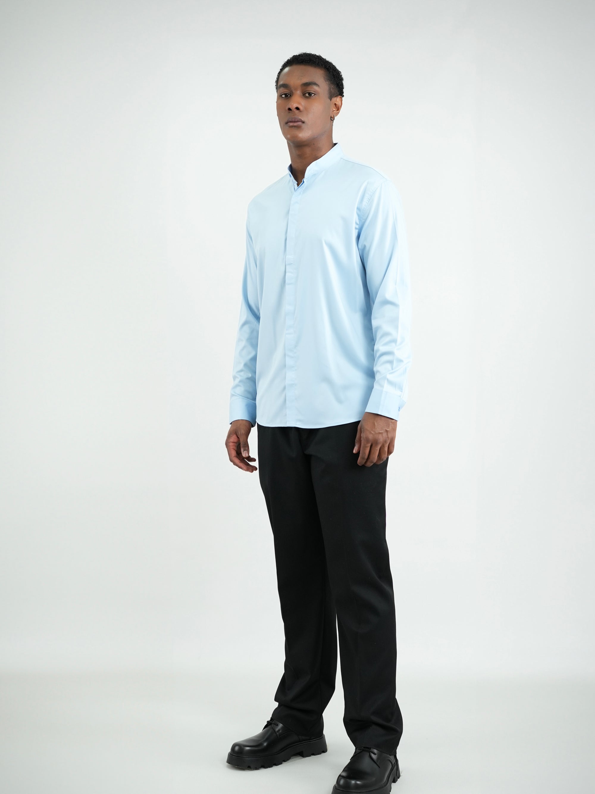 CAMISA HOMBRE FVR005 AZUL.C