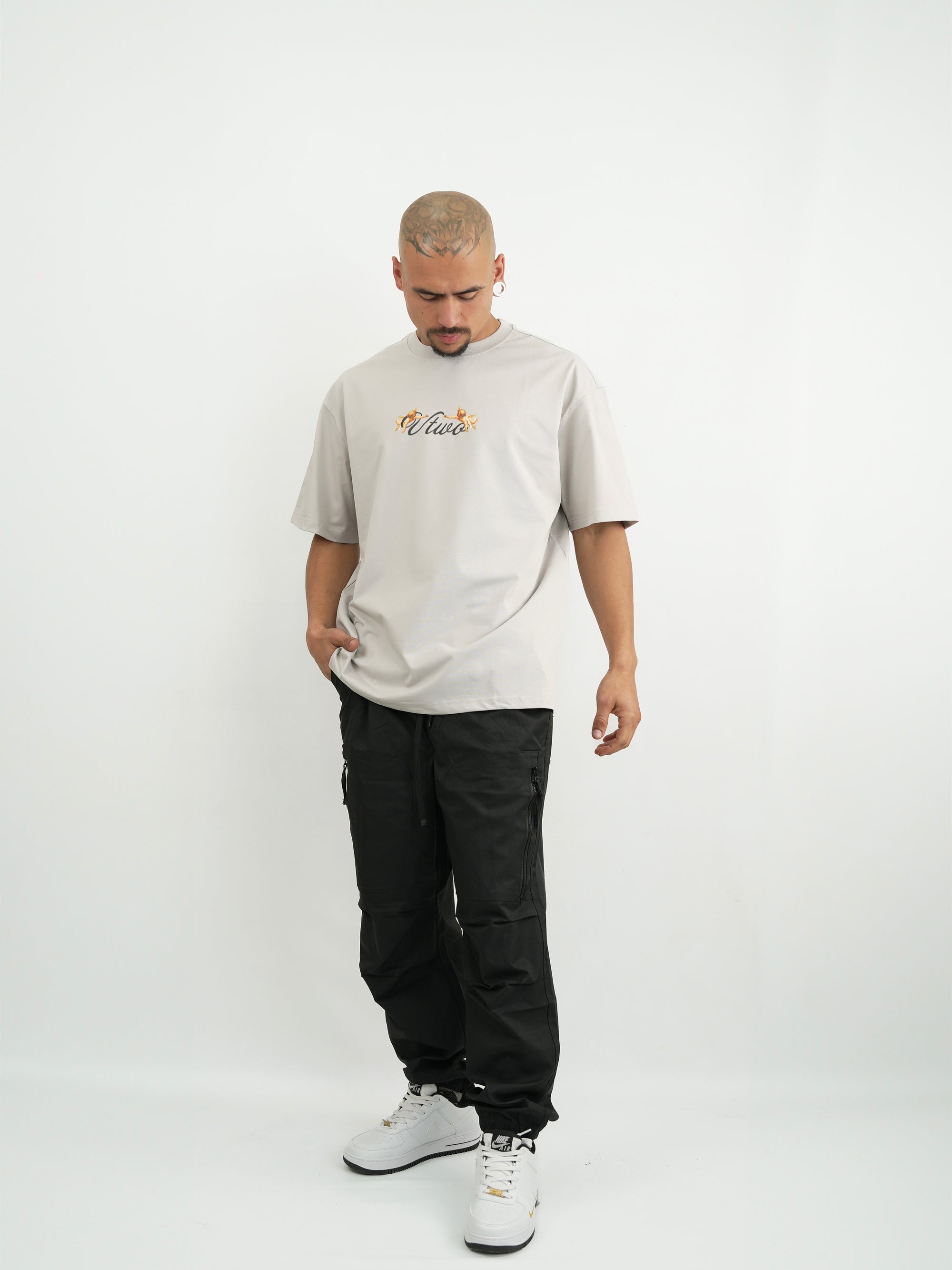CAMISETA HOMBRE FCA013 GRIS