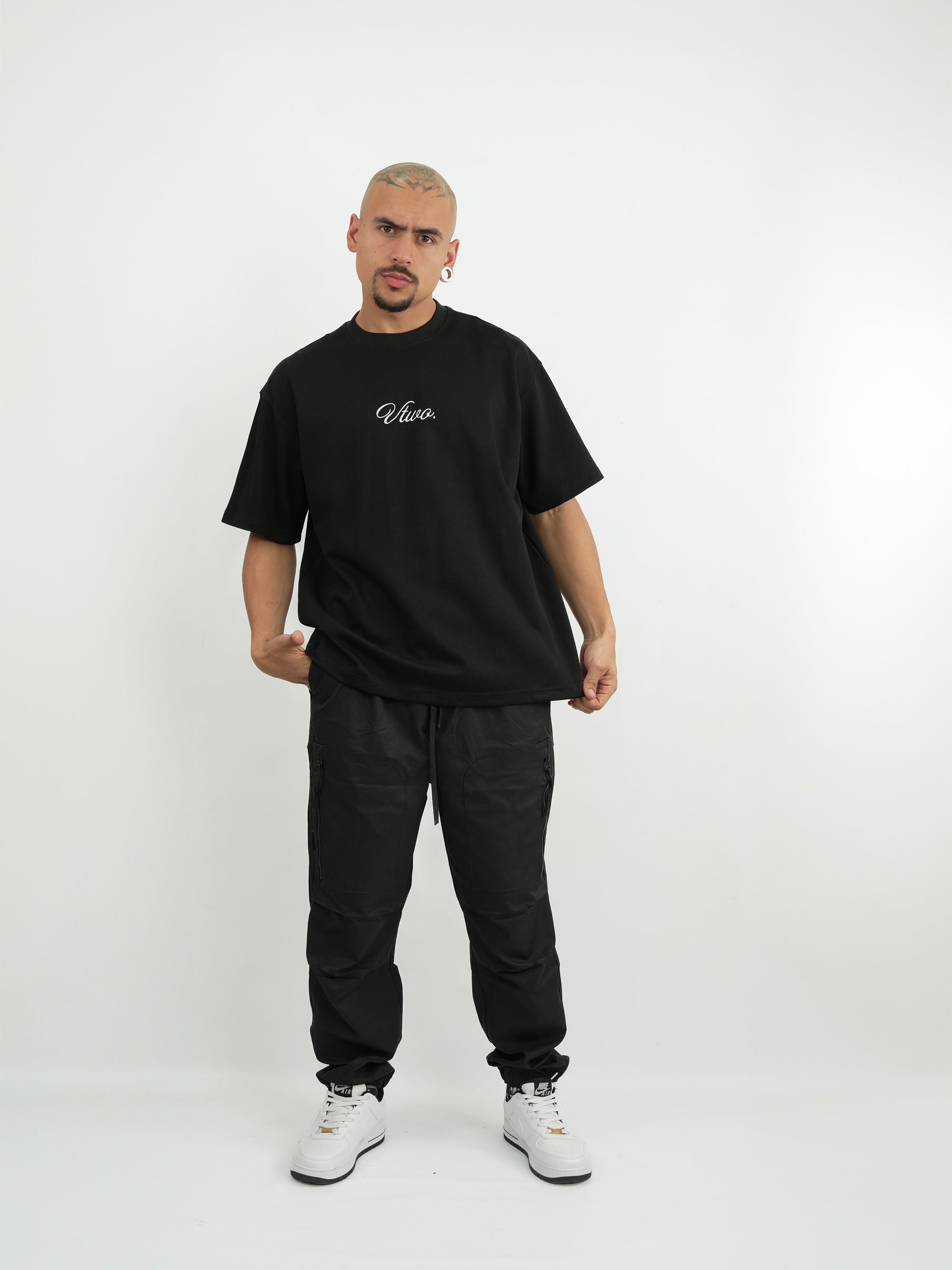 CAMISETA HOMBRE FCA003 NEGRO