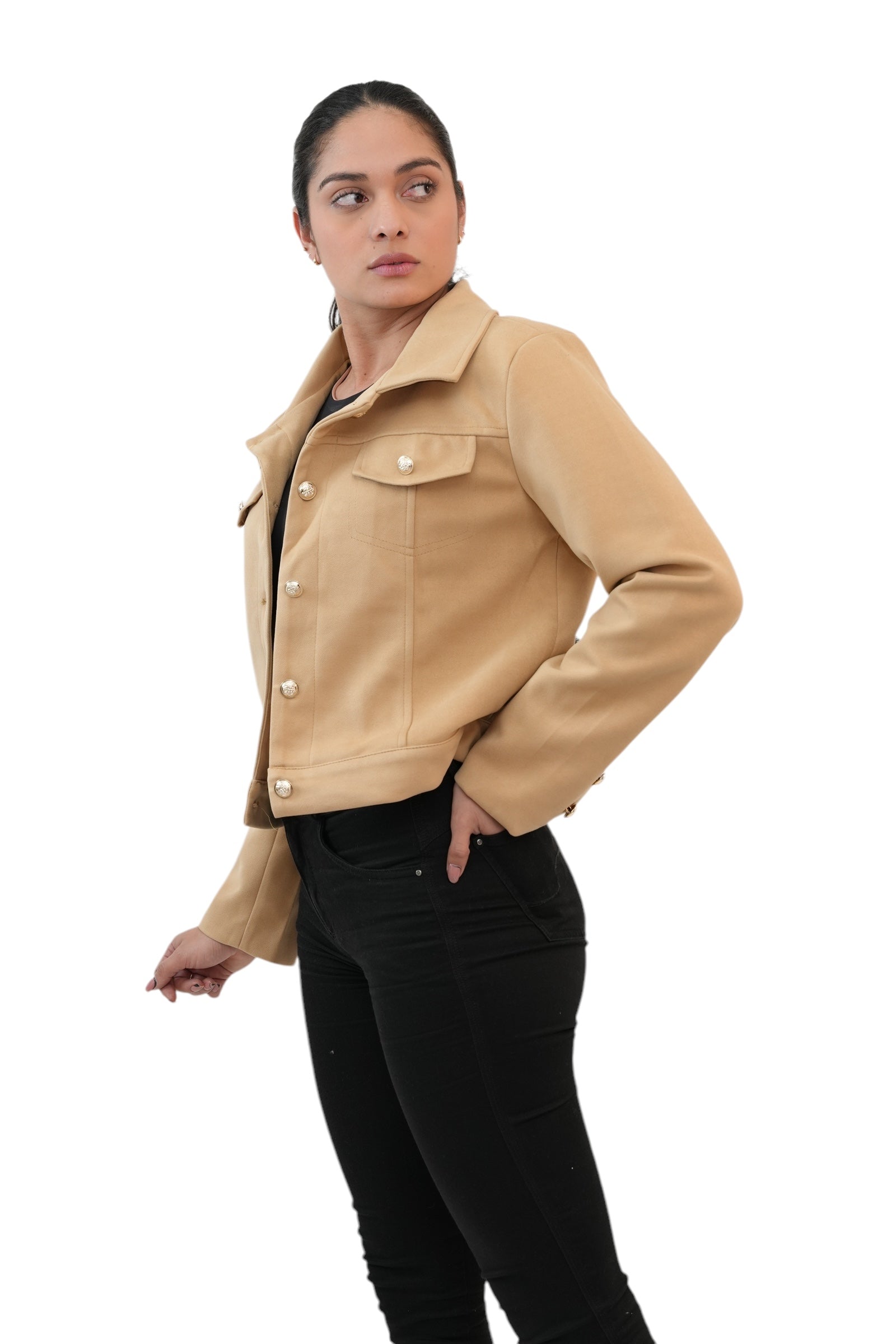 CHAQUETA FORMAL DMVR001 KHAKI