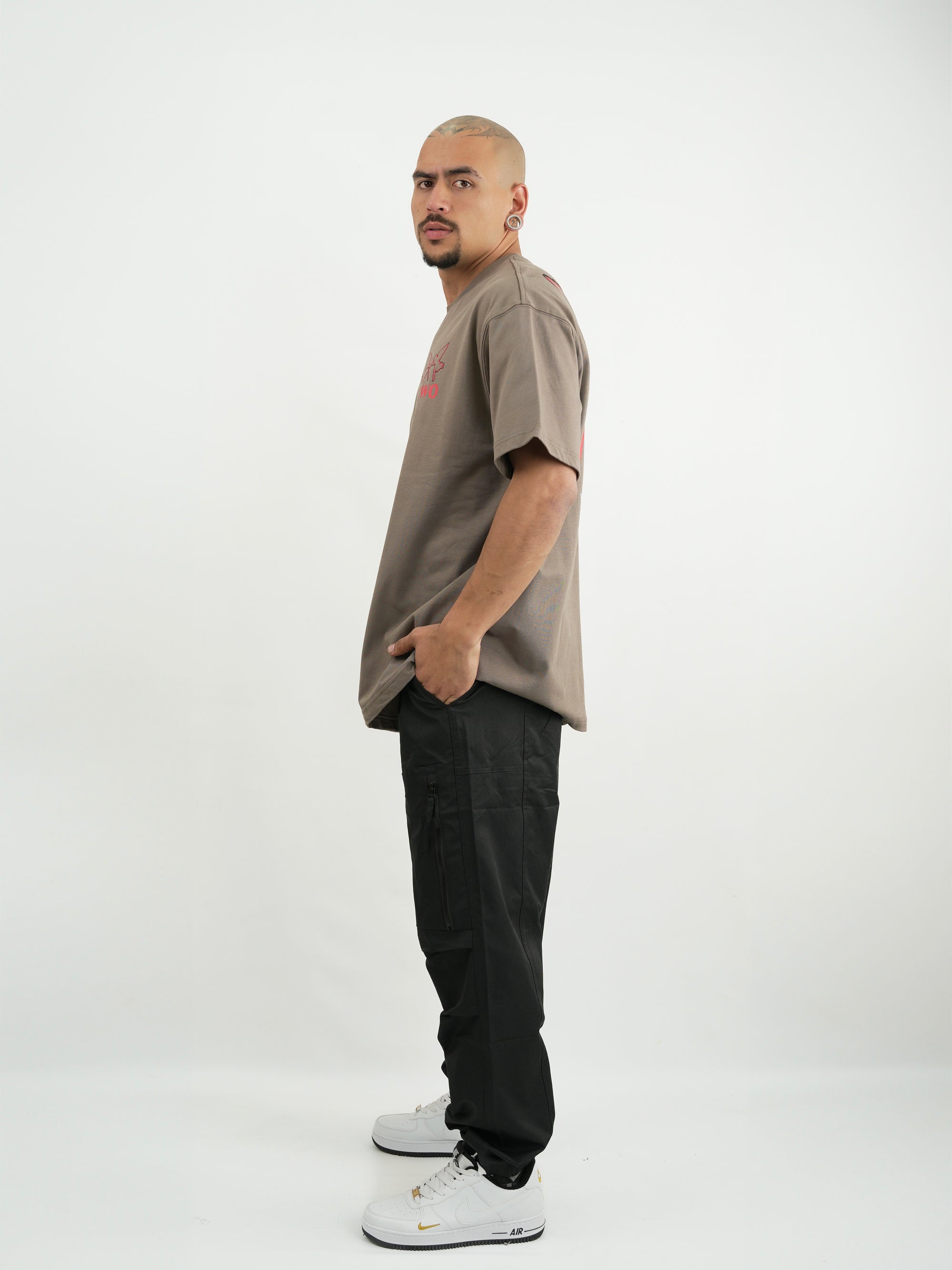 CAMISETA HOMBRE FCA007 CAFE
