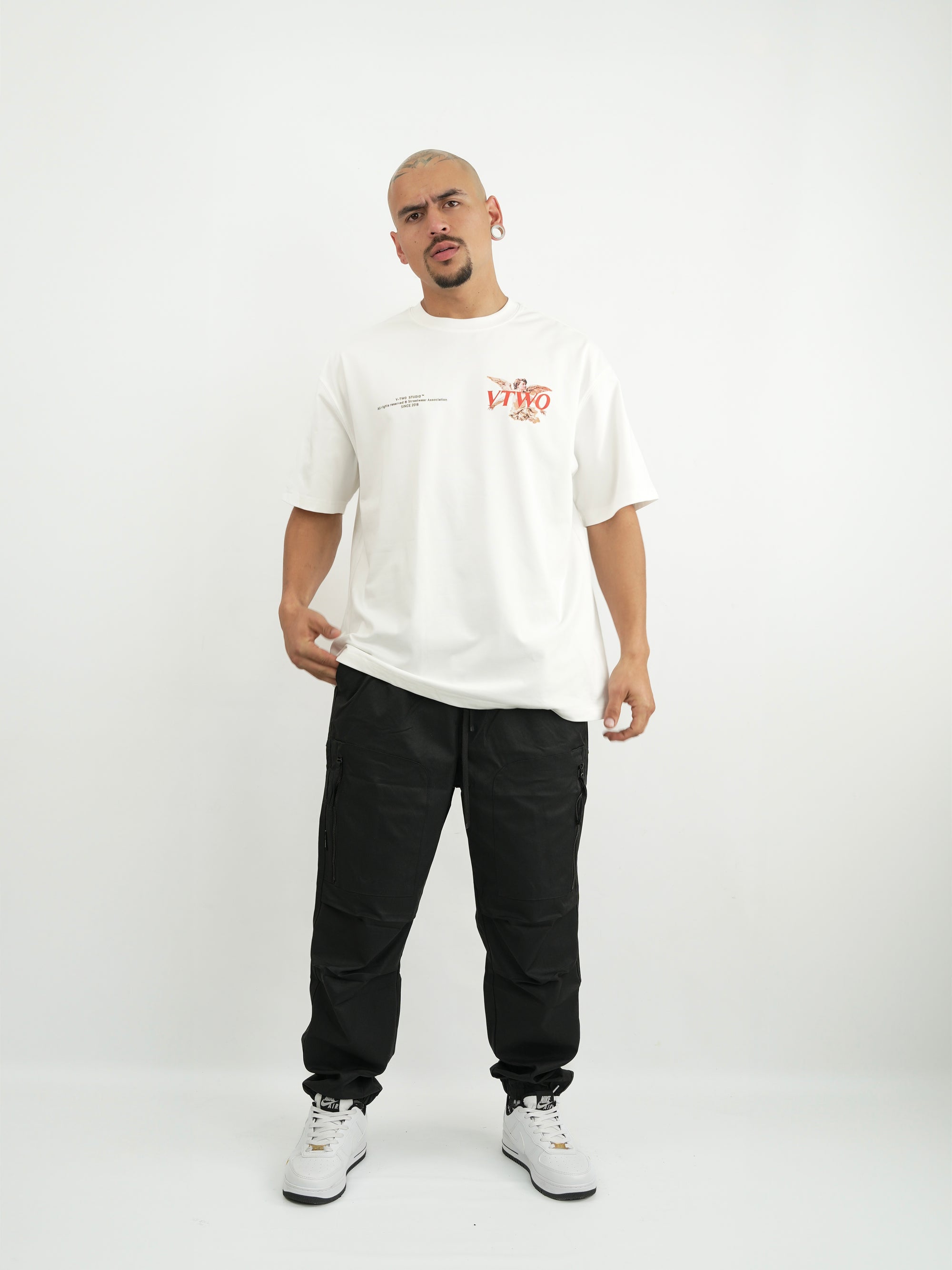 CAMISETA HOMBRE FCA014 BLANCO