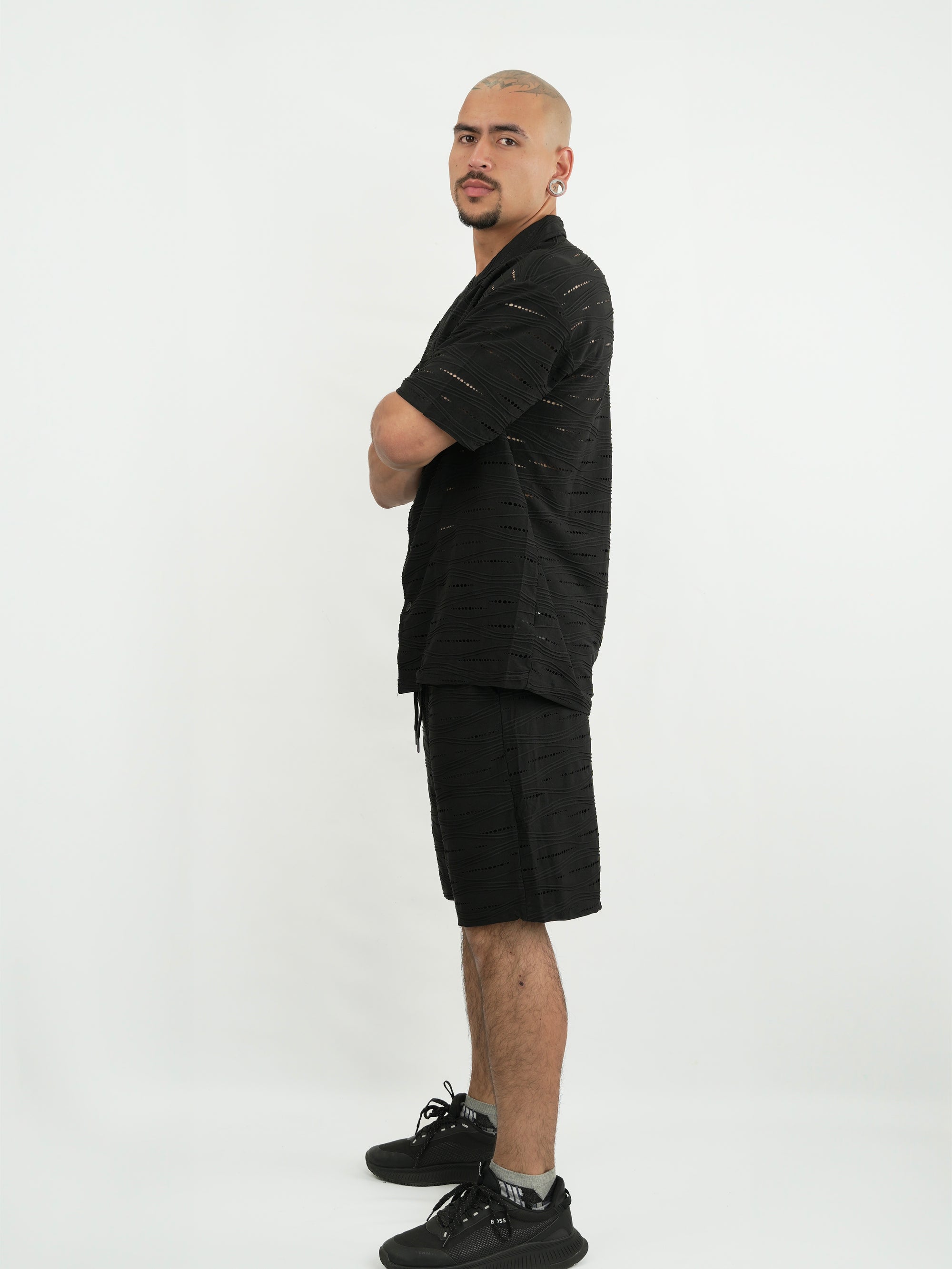 CONJUNTO HOMBRE CHST001 NEGRO