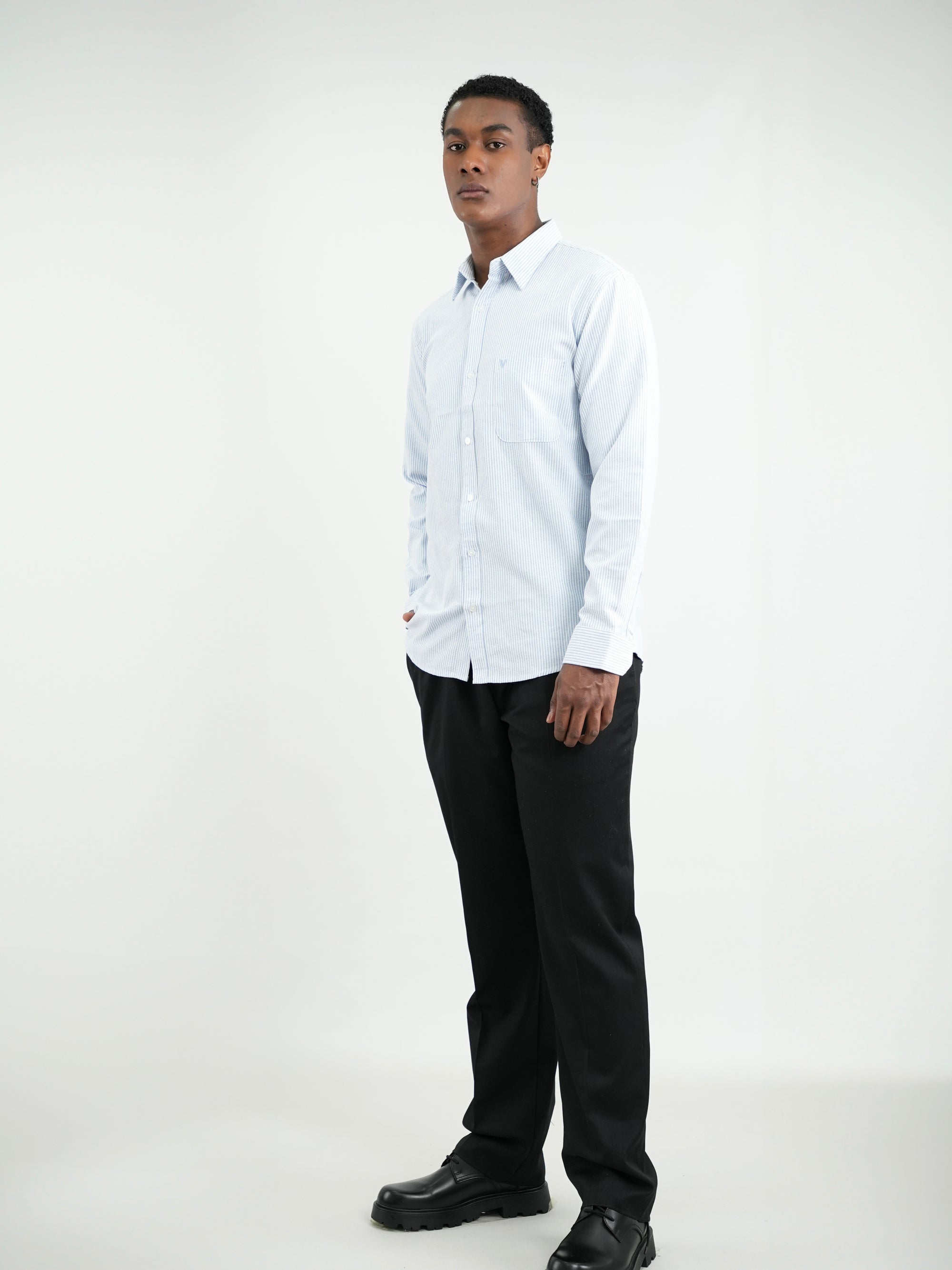CAMISA HOMBRE FVR009 AZUL.C