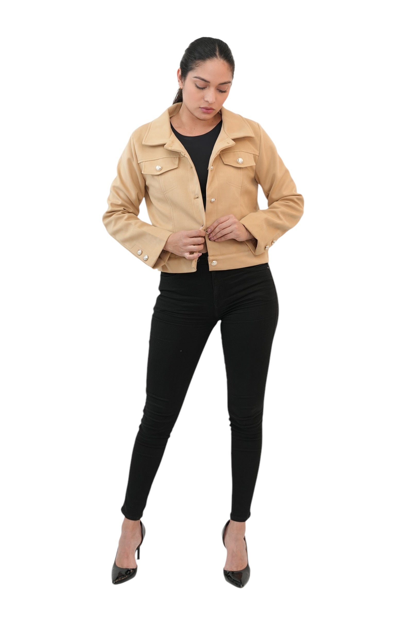 CHAQUETA FORMAL DMVR001 KHAKI