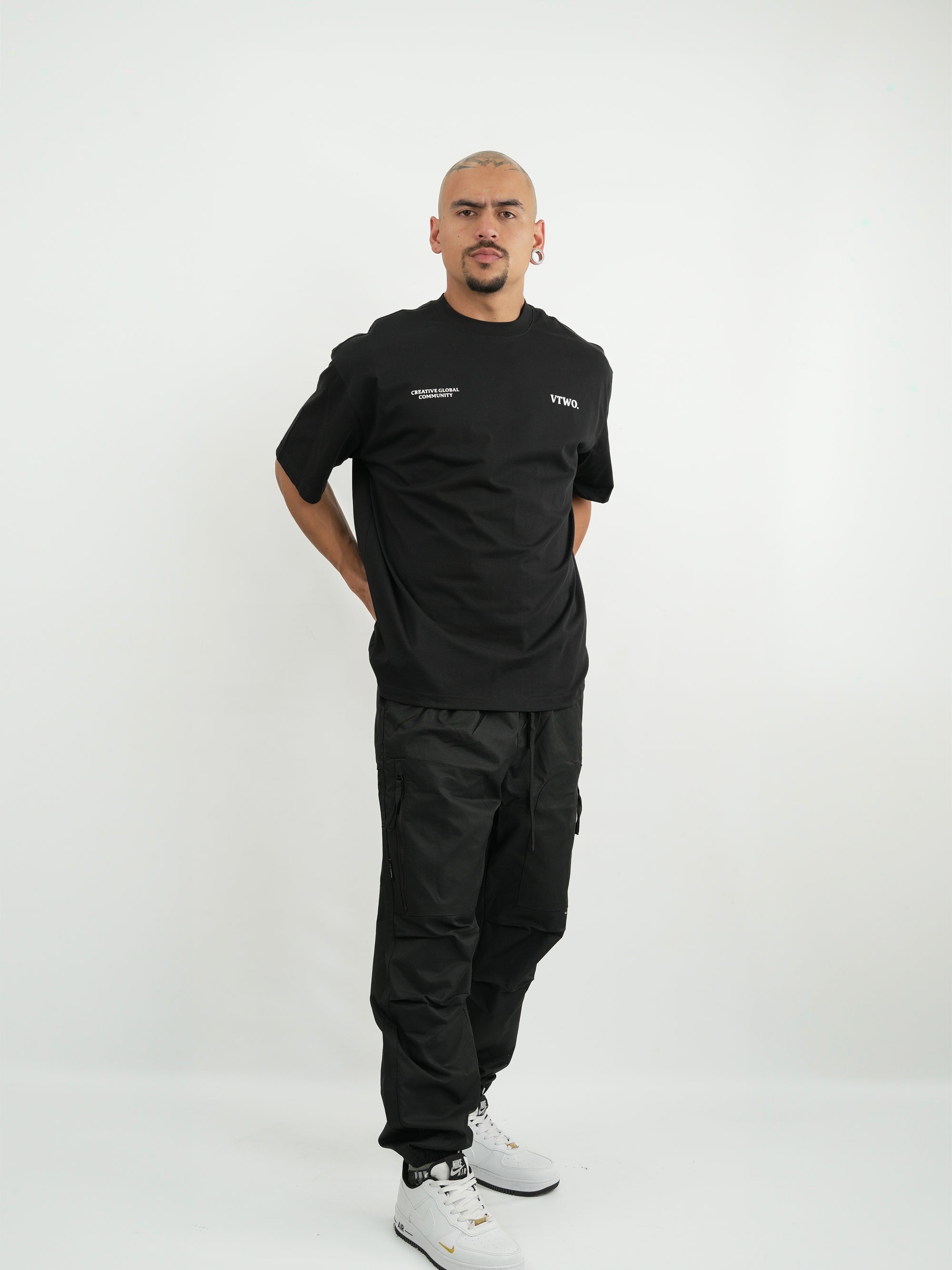 CAMISETA HOMBRE FCA015 NEGRO