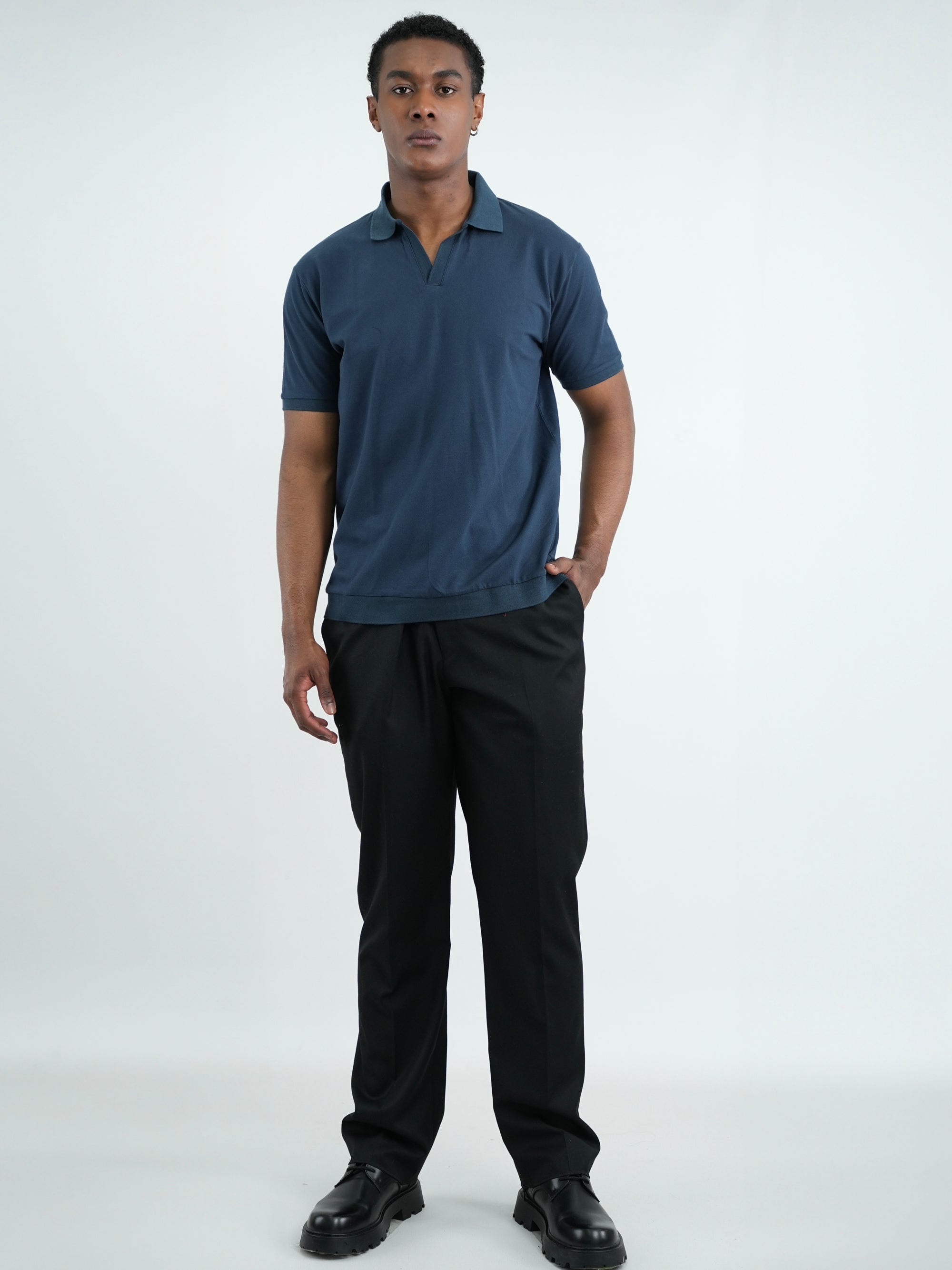 CAMISA HOMBRE CAP007 AZUL