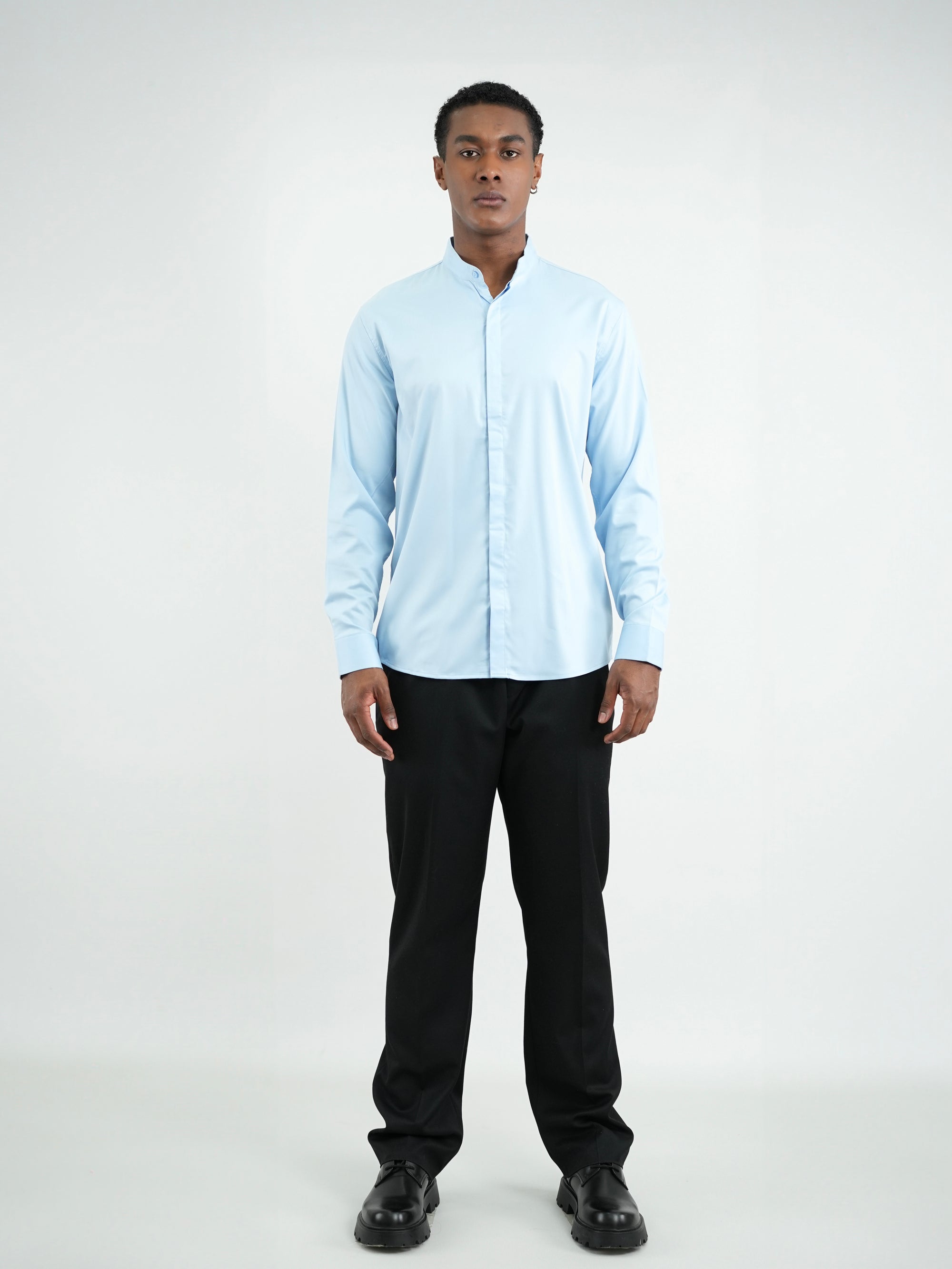 CAMISA HOMBRE FVR005 AZUL.C