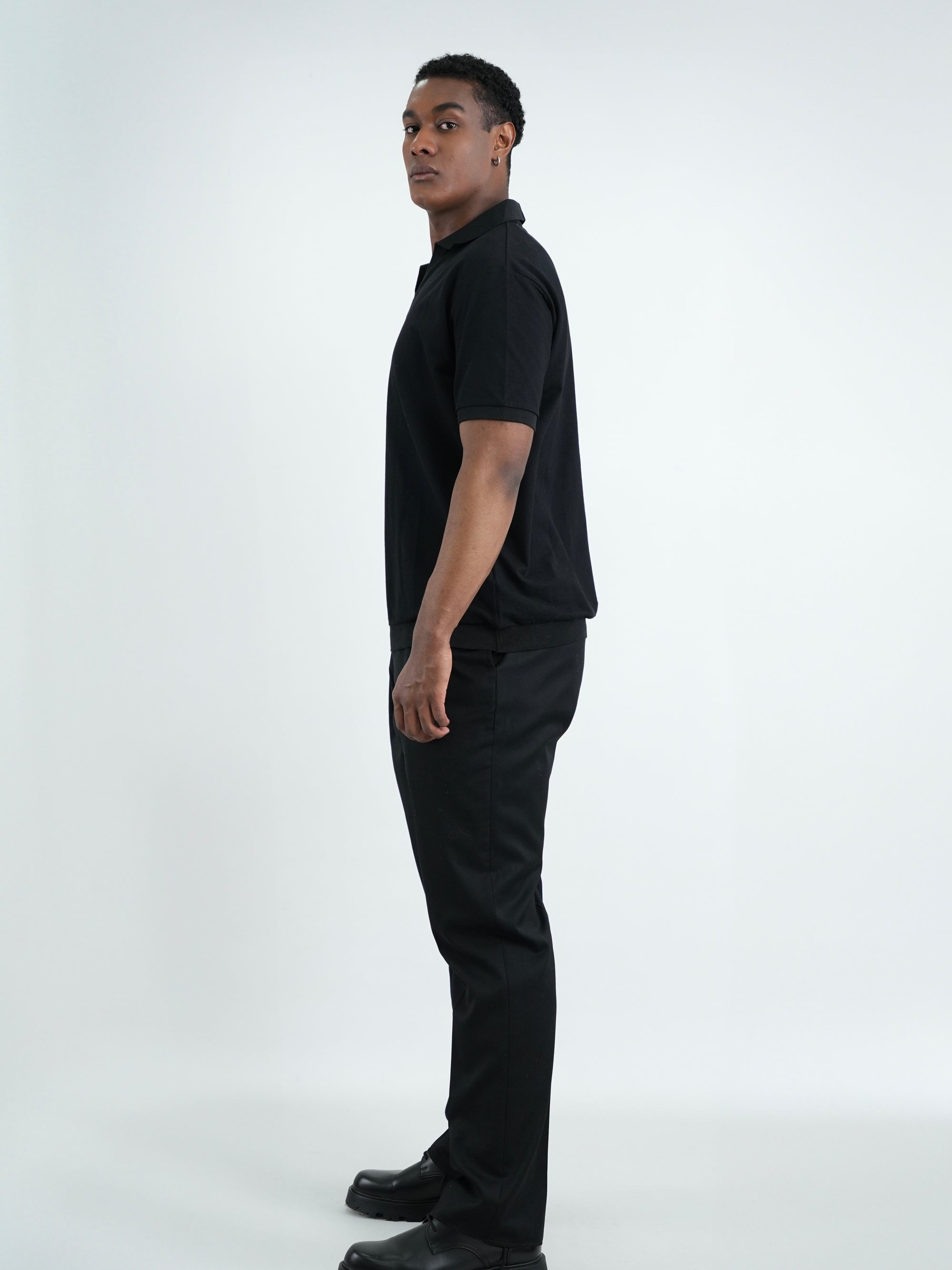 CAMISA HOMBRE CAP007 NEGRO