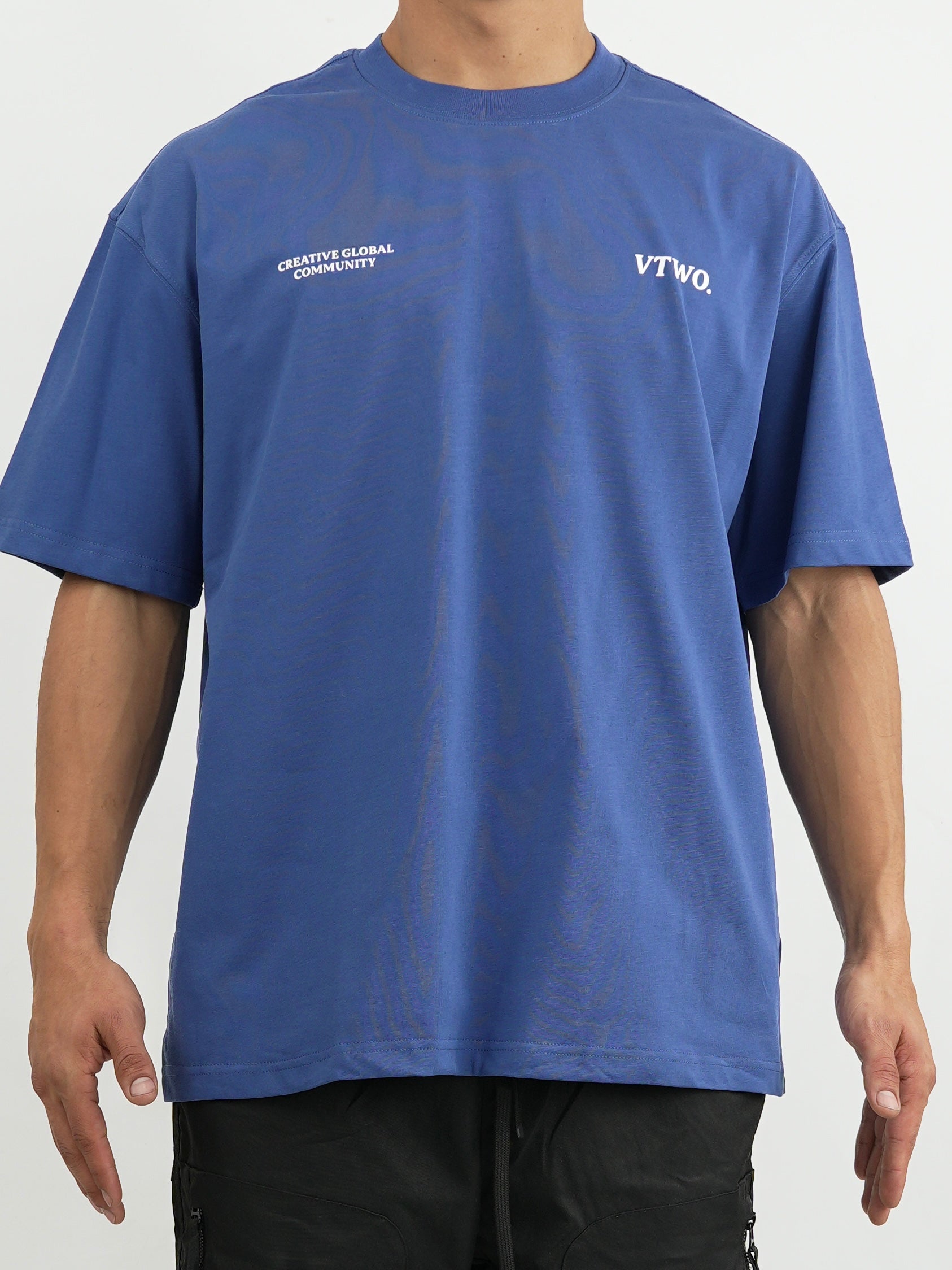 CAMISETA HOMBRE FCA015 AZUL.C