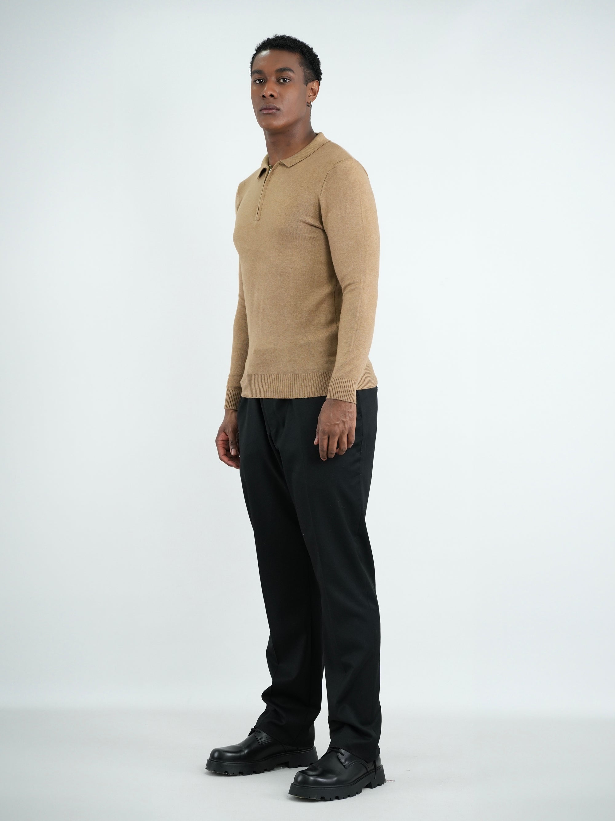 SUÉTER HOMBRE HISA008 CAFE