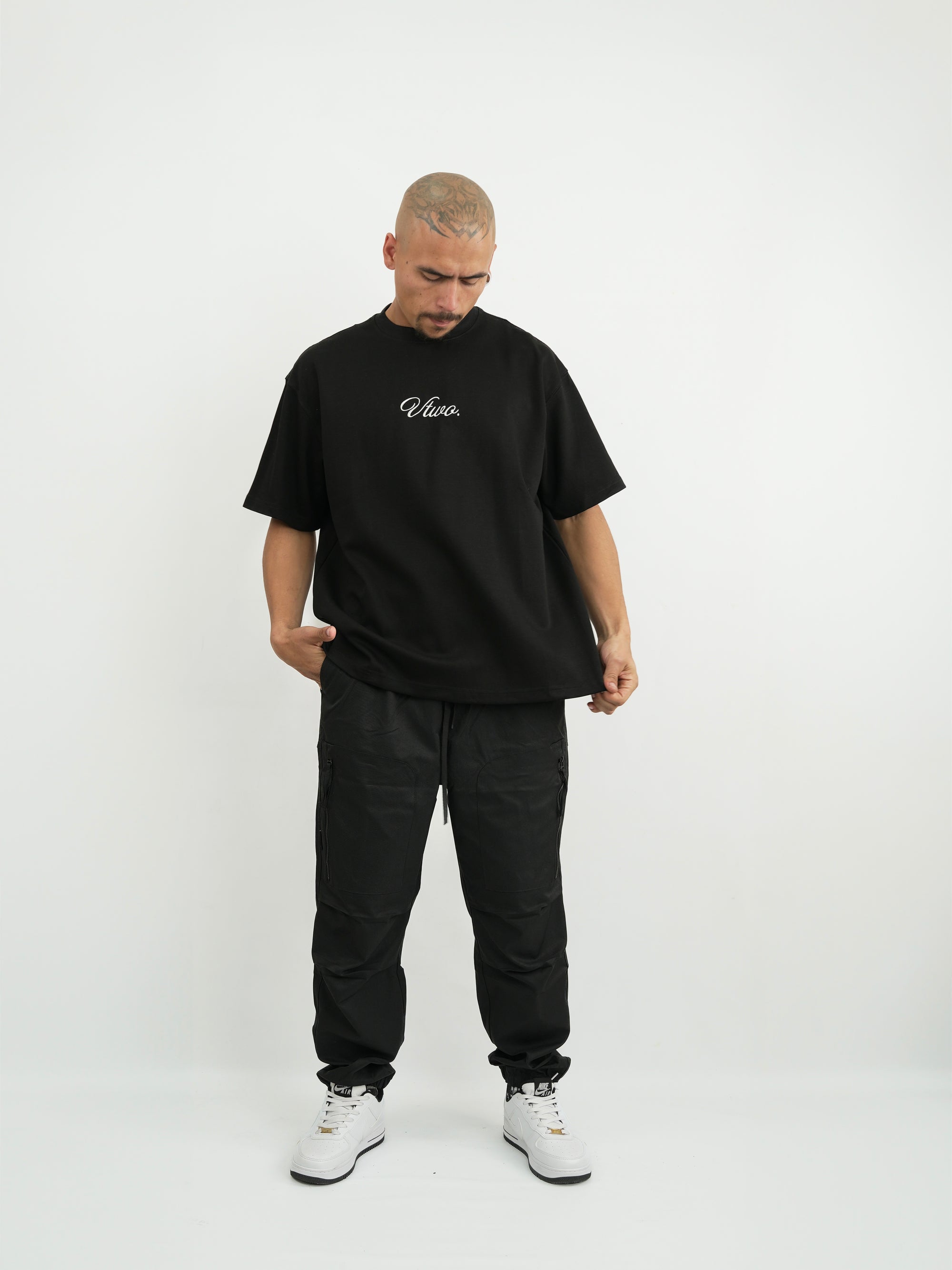 CAMISETA HOMBRE FCA003 NEGRO