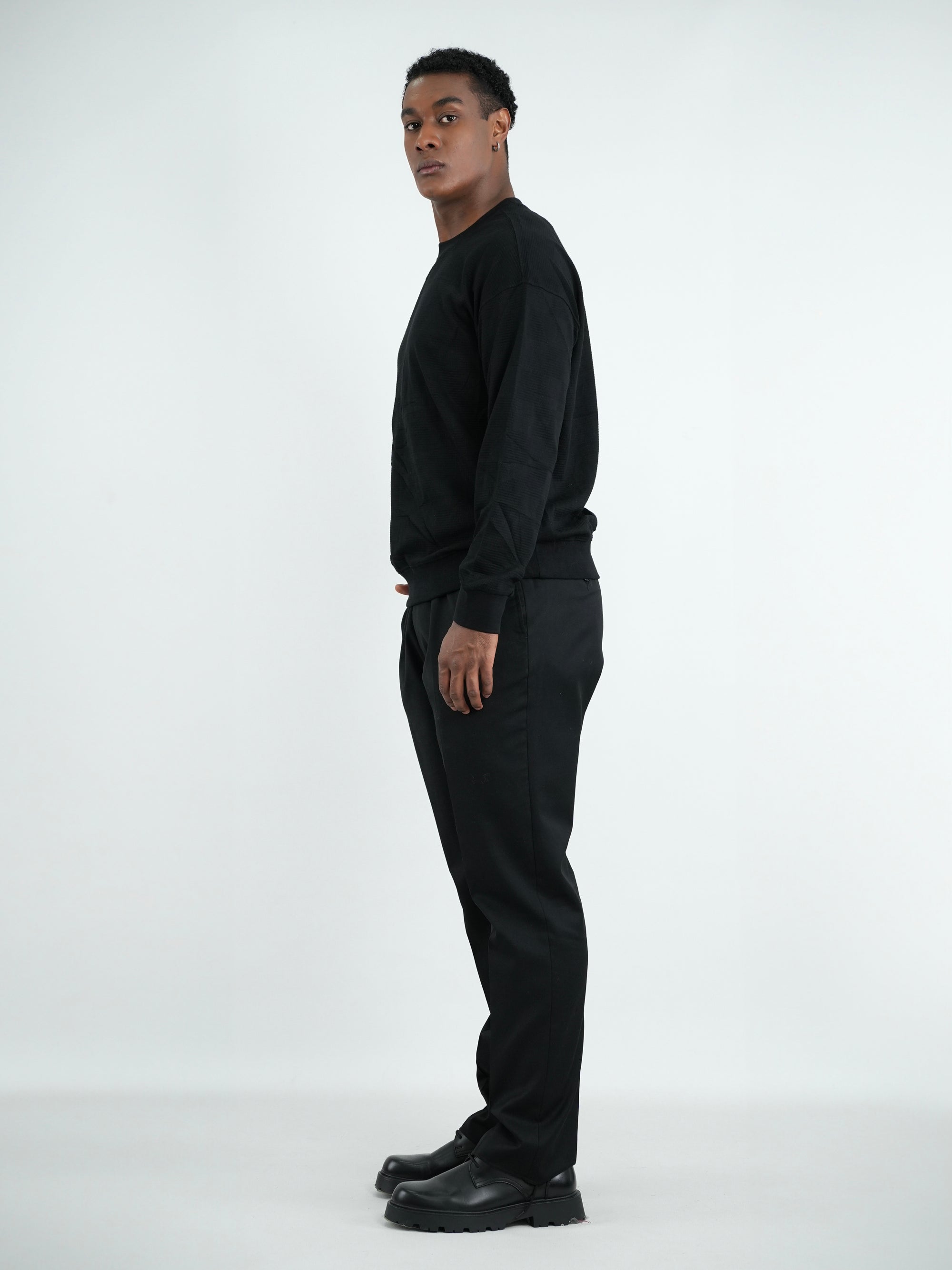 SUETER HOMBRE ANCA001 NEGRO