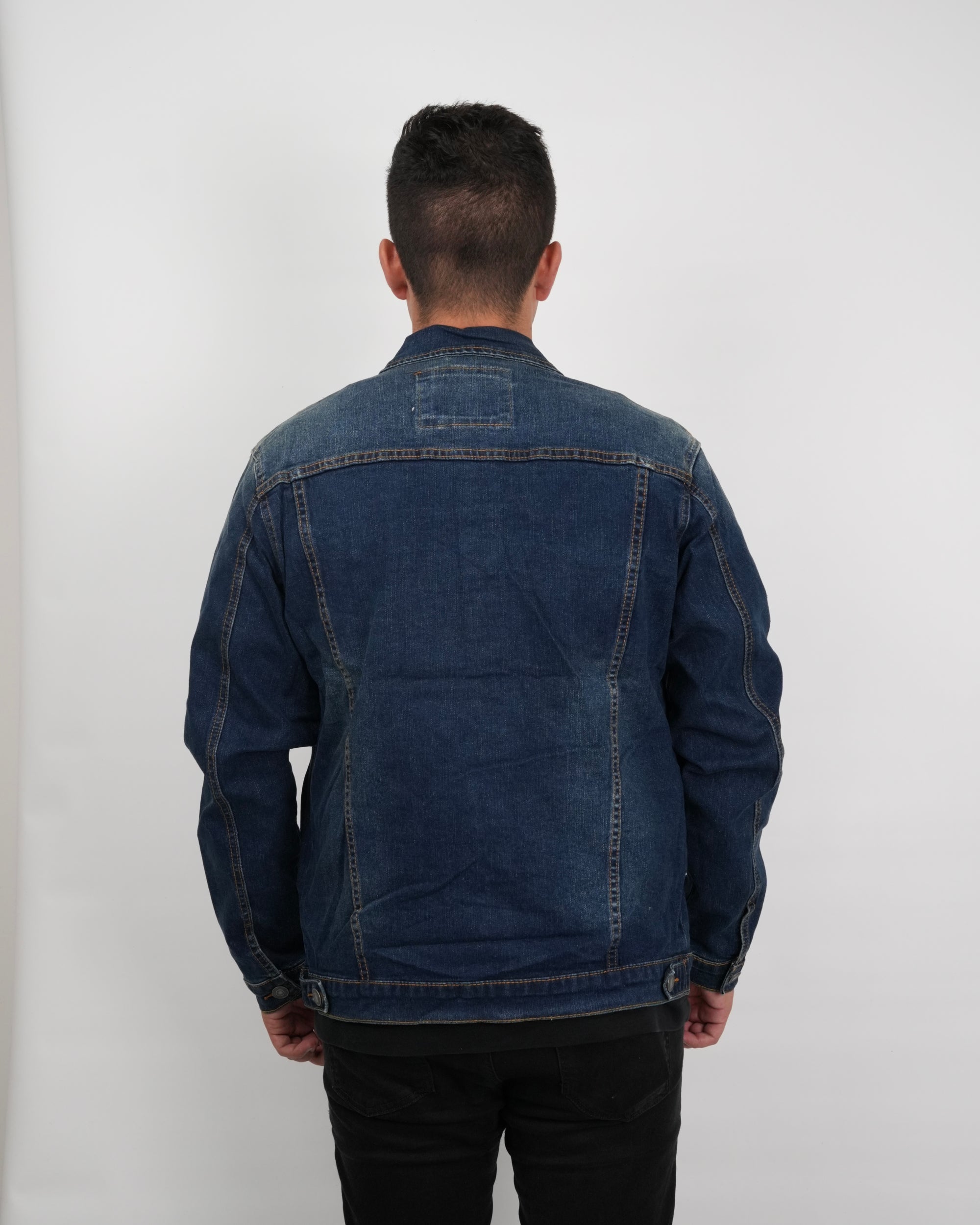 CHAQUETA DE JEAN VR014 AZUL OSCURO