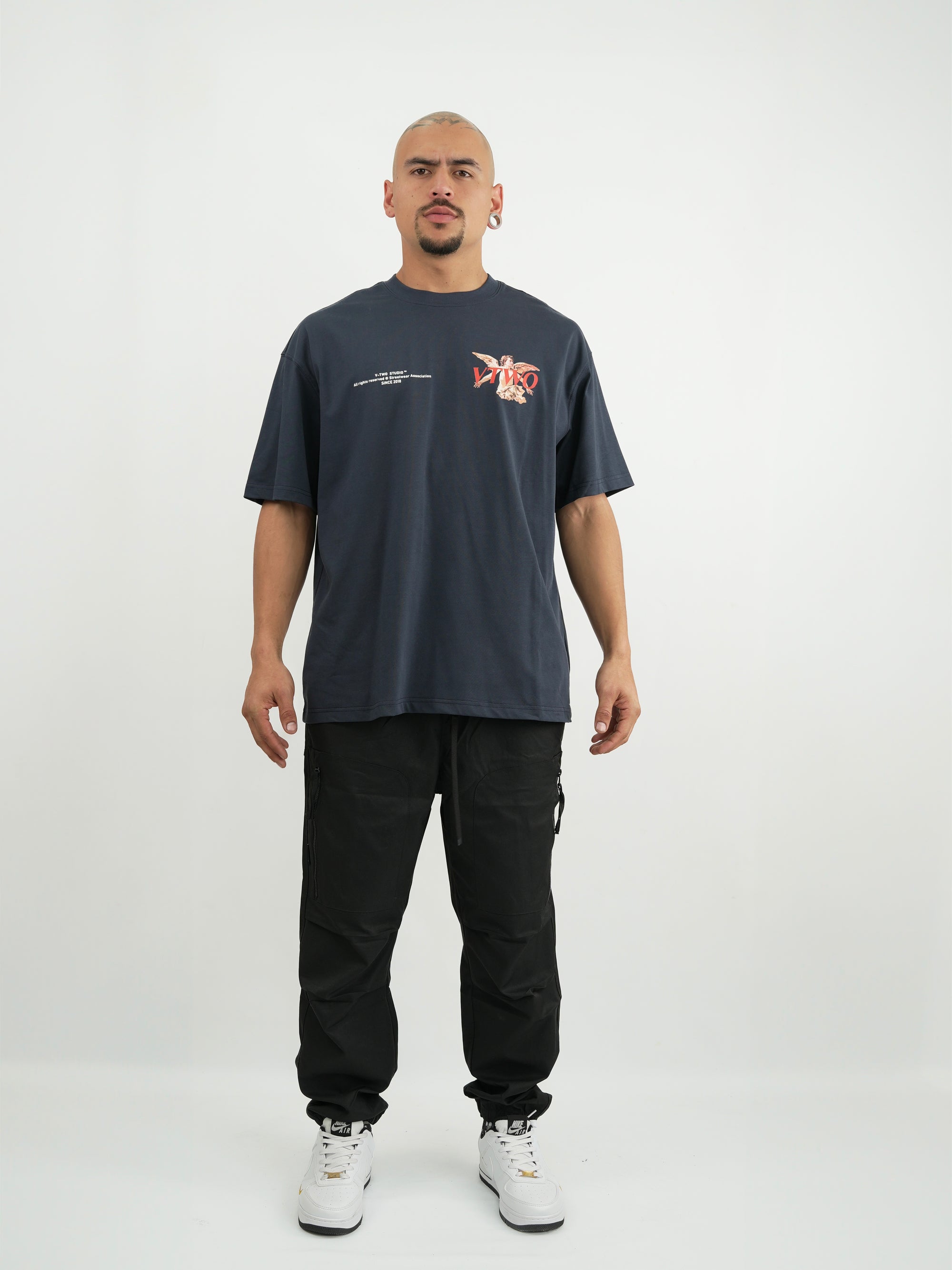 CAMISETA HOMBRE FCA014 AZUL