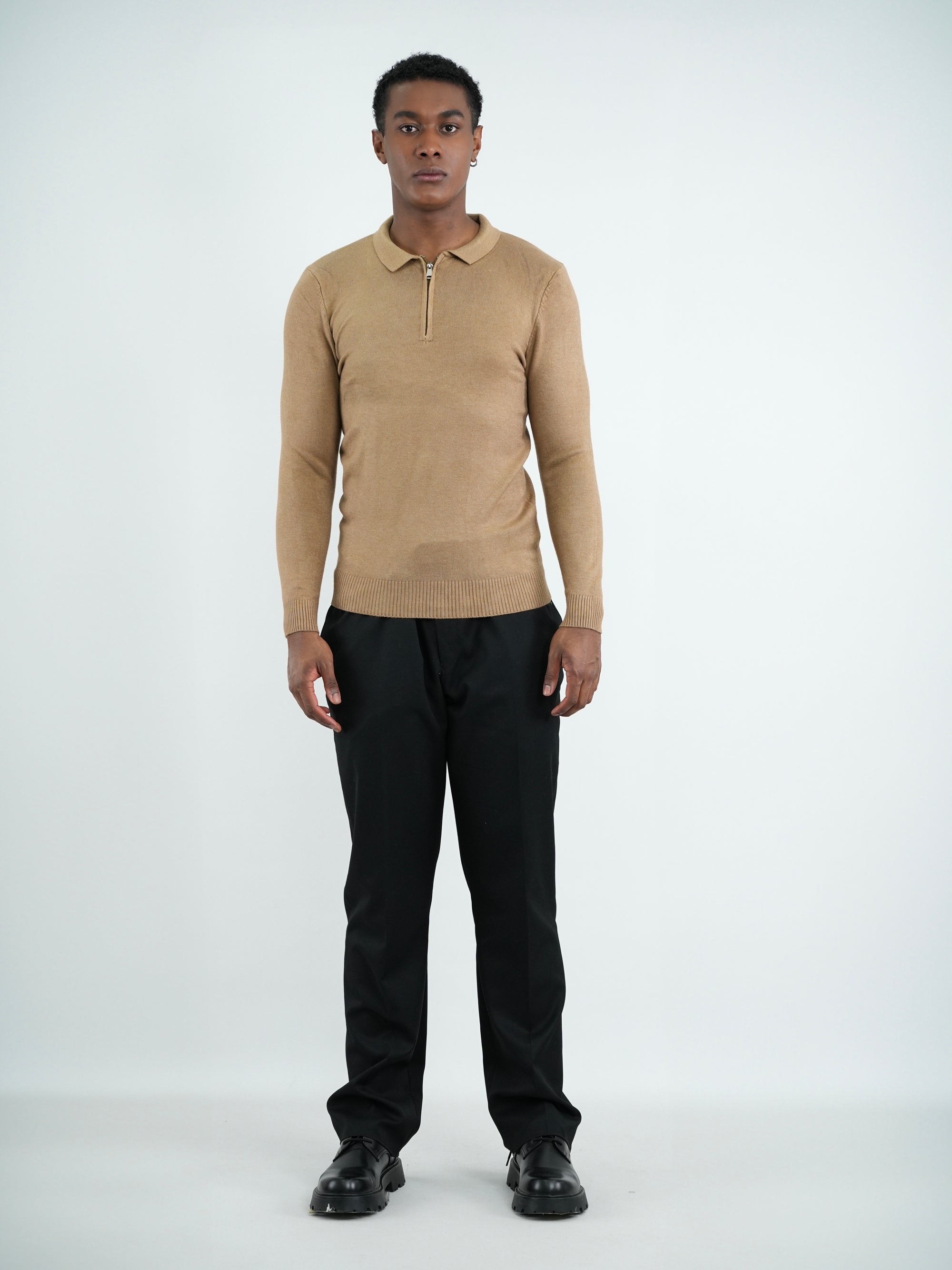 SUÉTER HOMBRE HISA008 CAFE