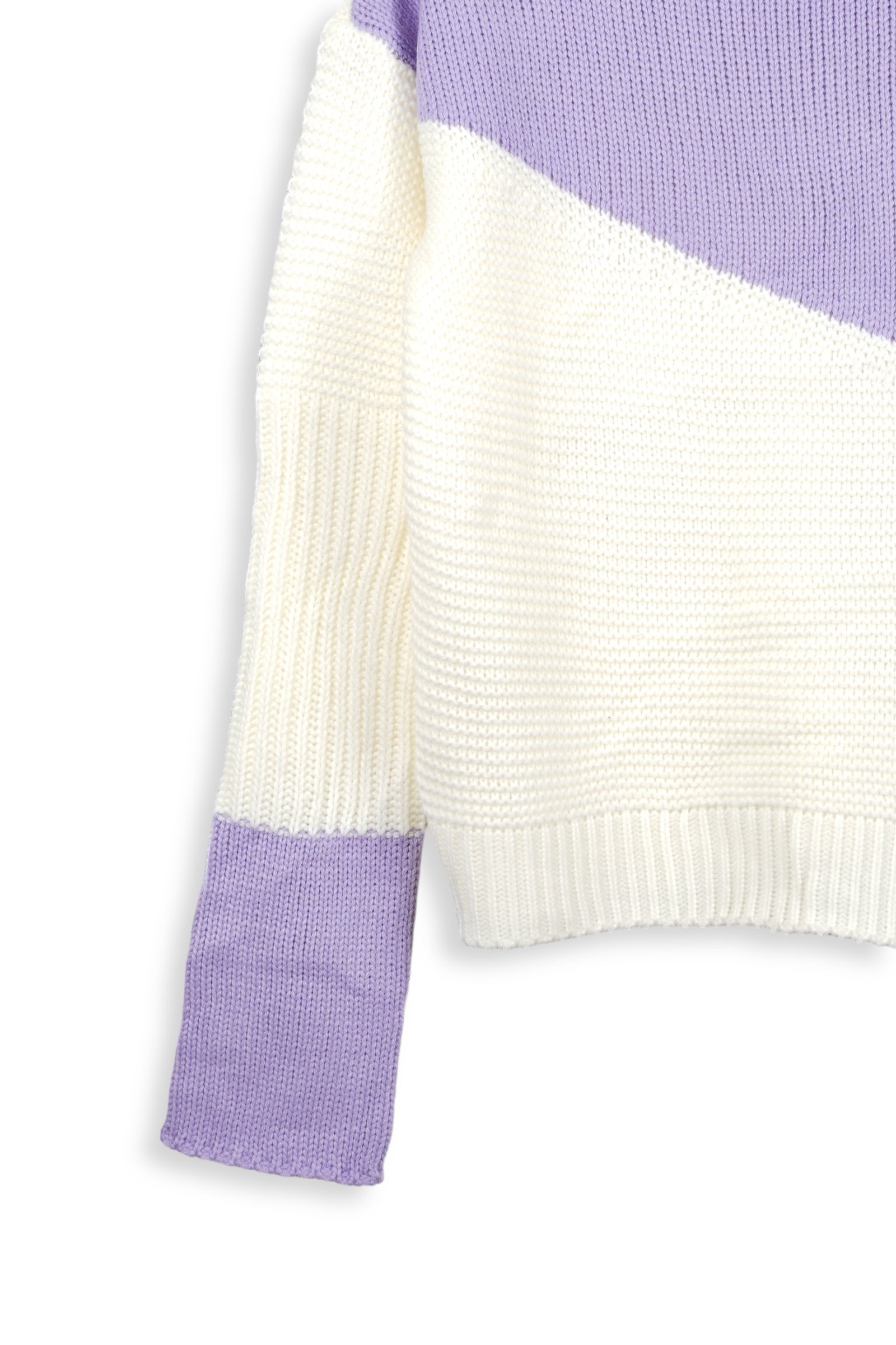 SUÉTER TEJIDO PERLA LILA MSA116