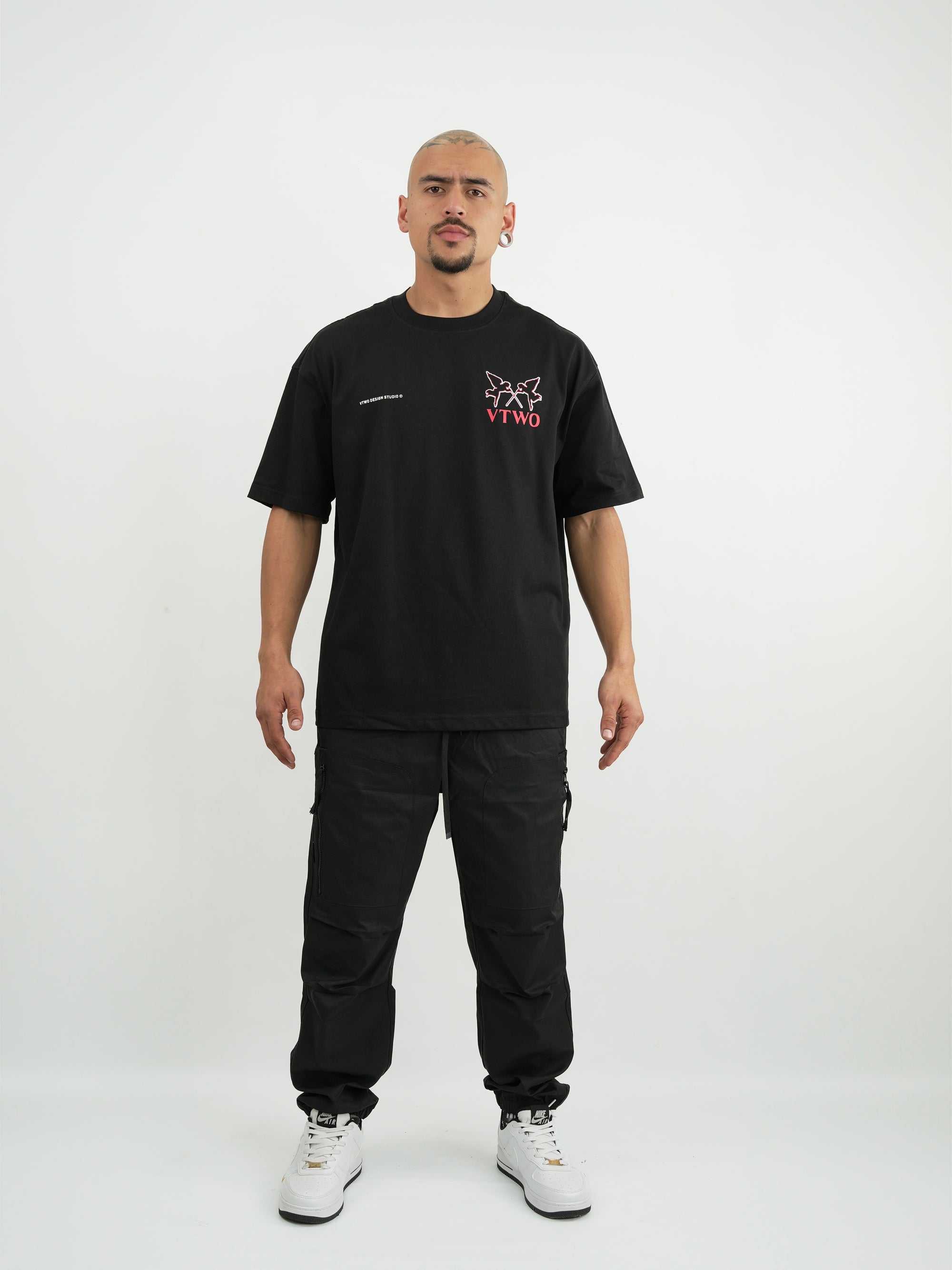 CAMISETA HOMBRE FCA007 NEGRO