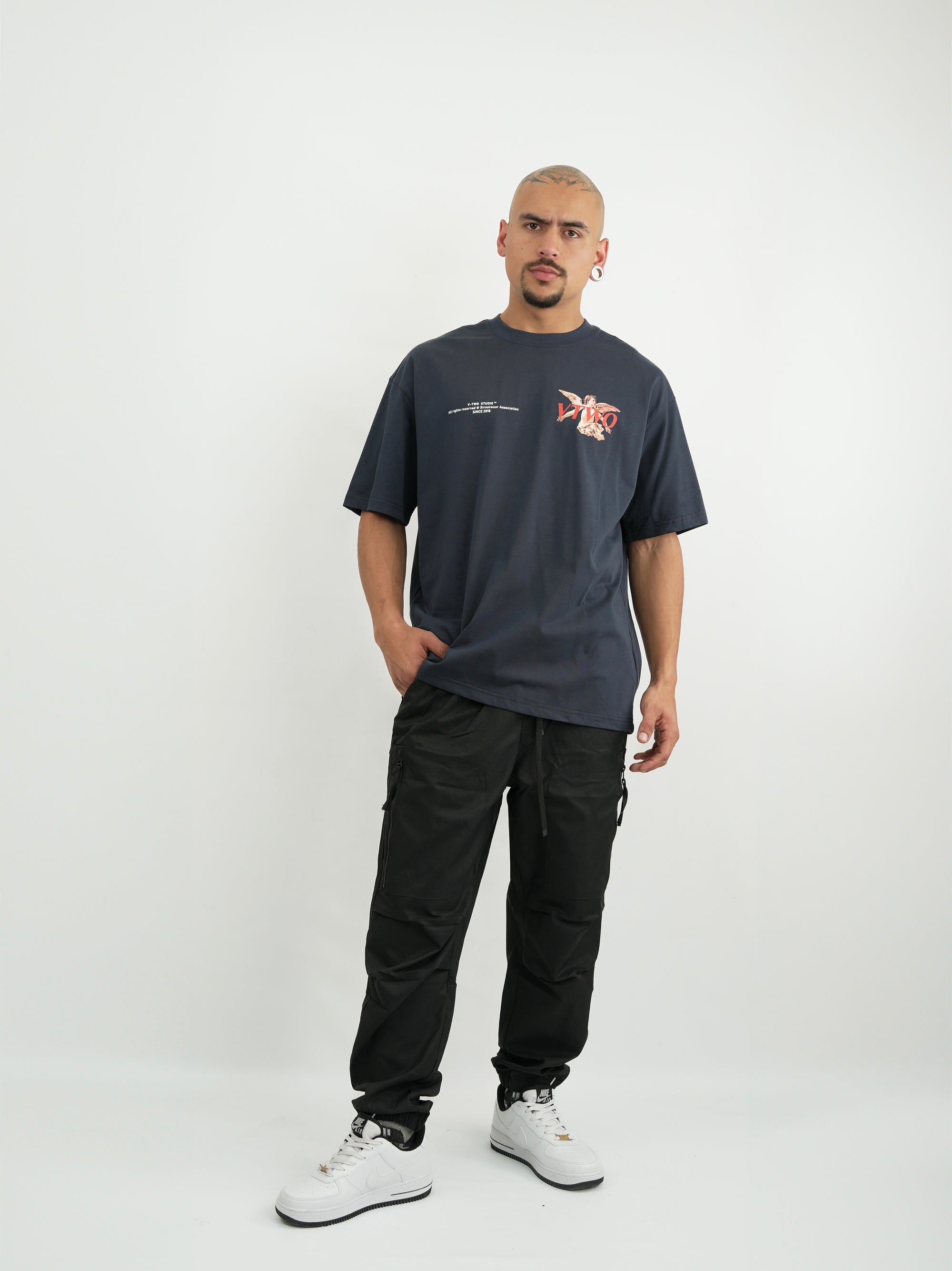 CAMISETA HOMBRE FCA014 AZUL
