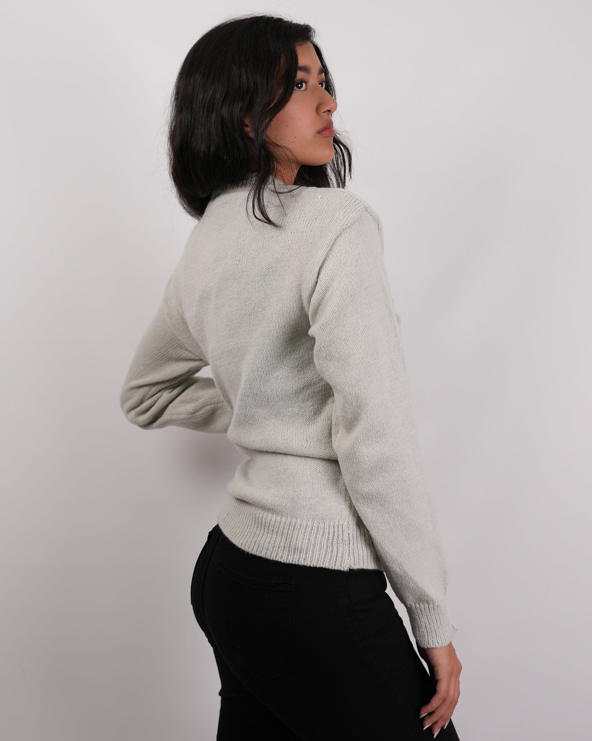 SUÉTER TEJIDO ALGODÓN GREY MSA171