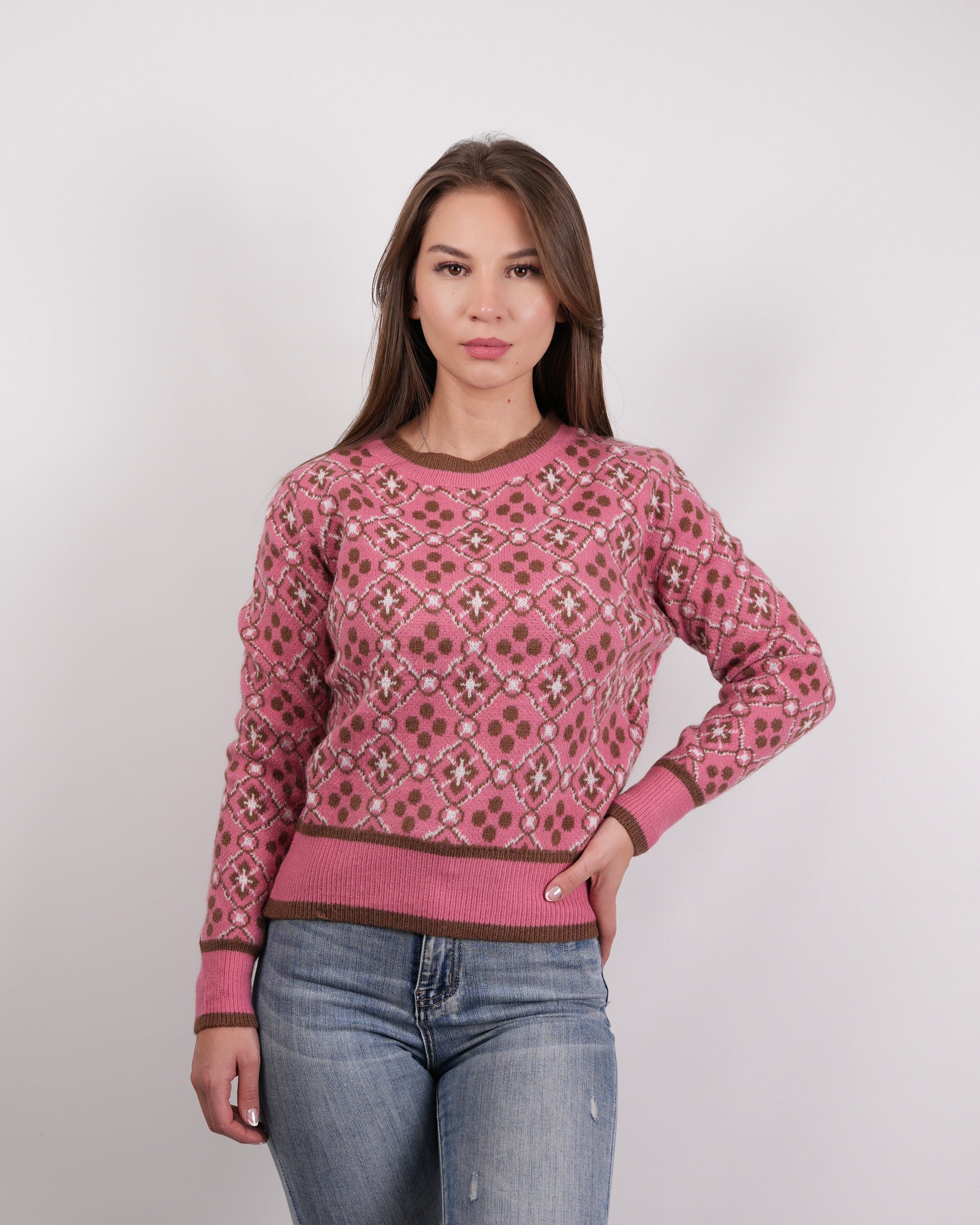 SUÉTER MSA157 ROSADO