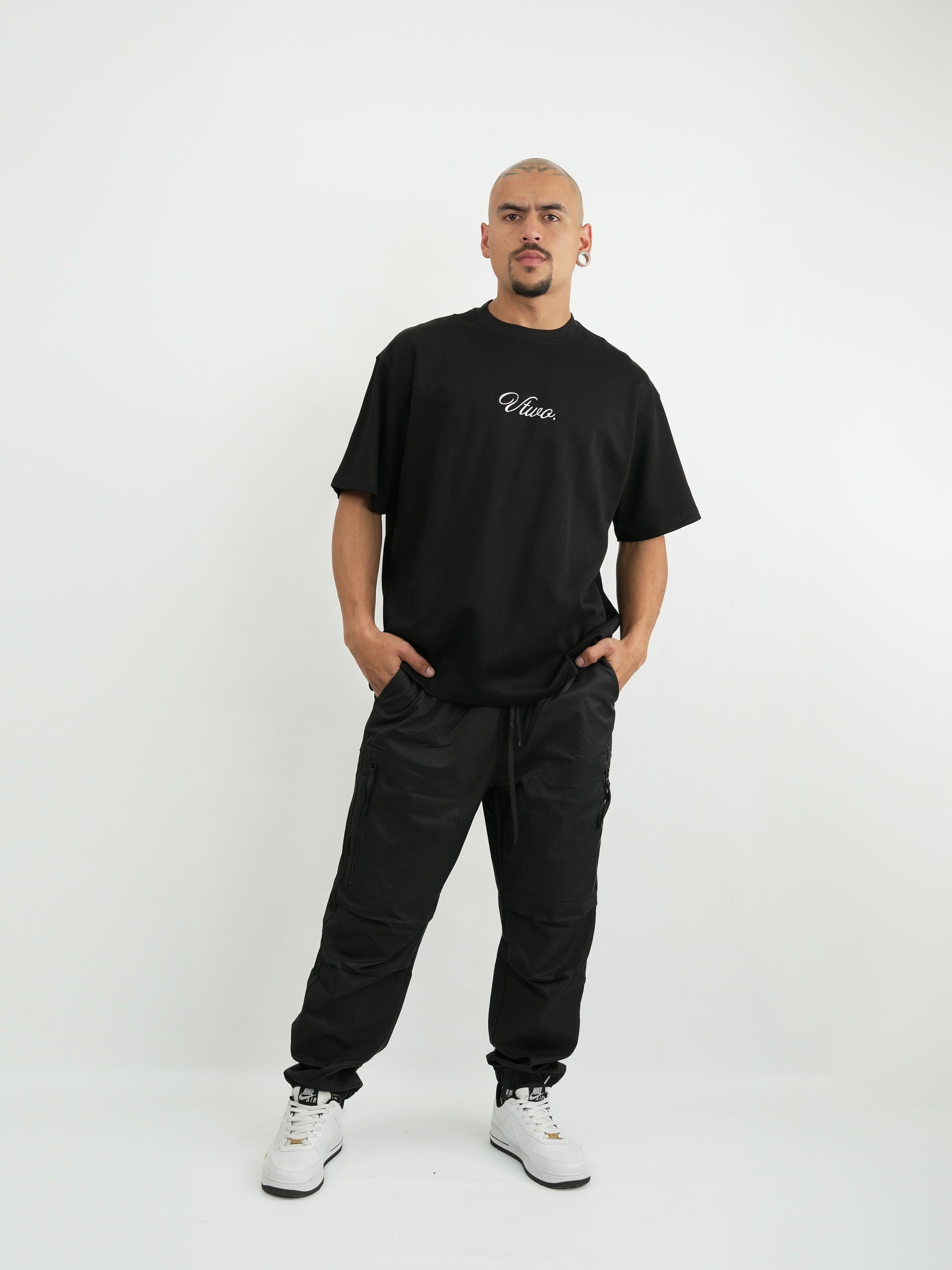 CAMISETA HOMBRE FCA003 NEGRO