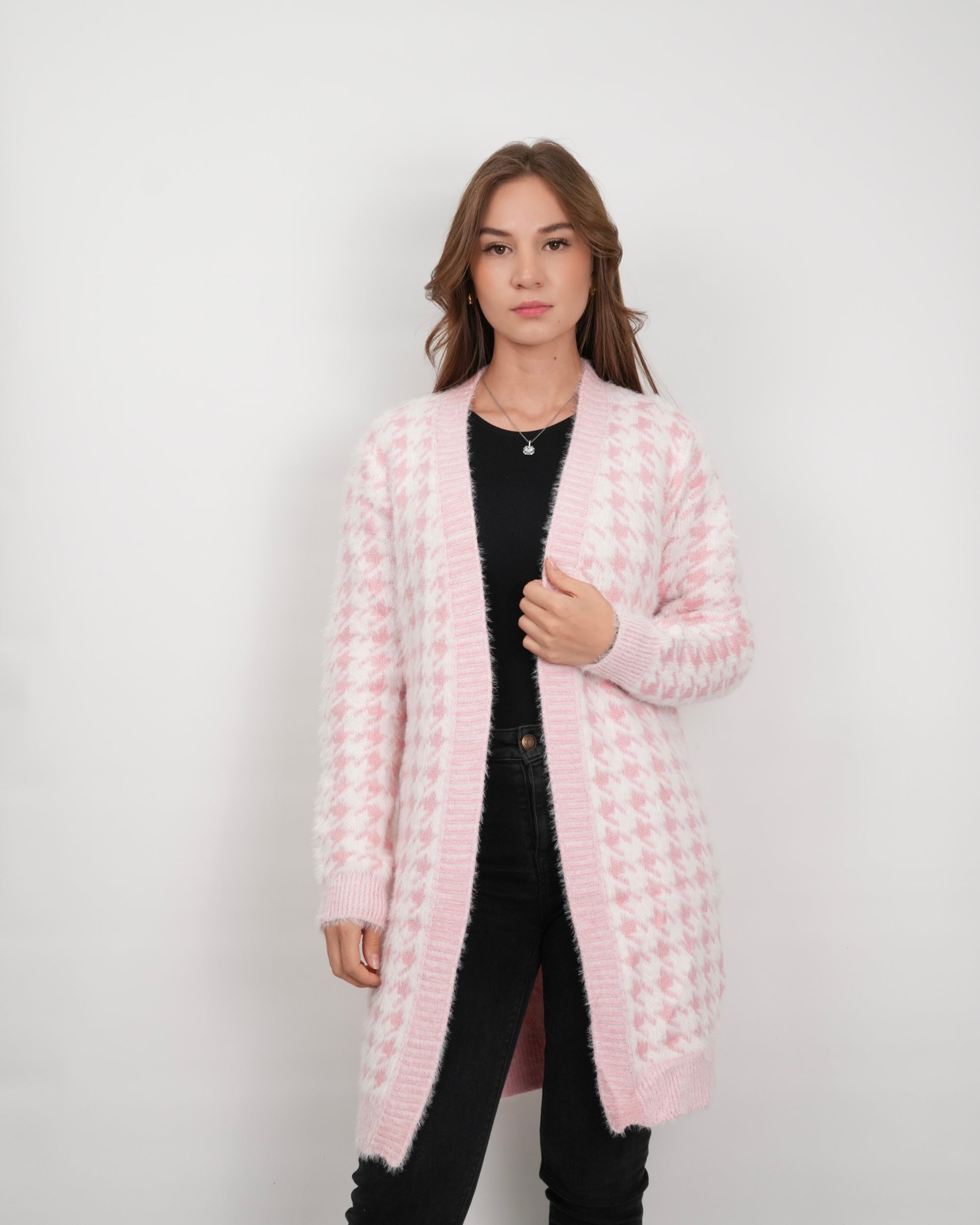 CARDIGAN MSA138 ROSADO
