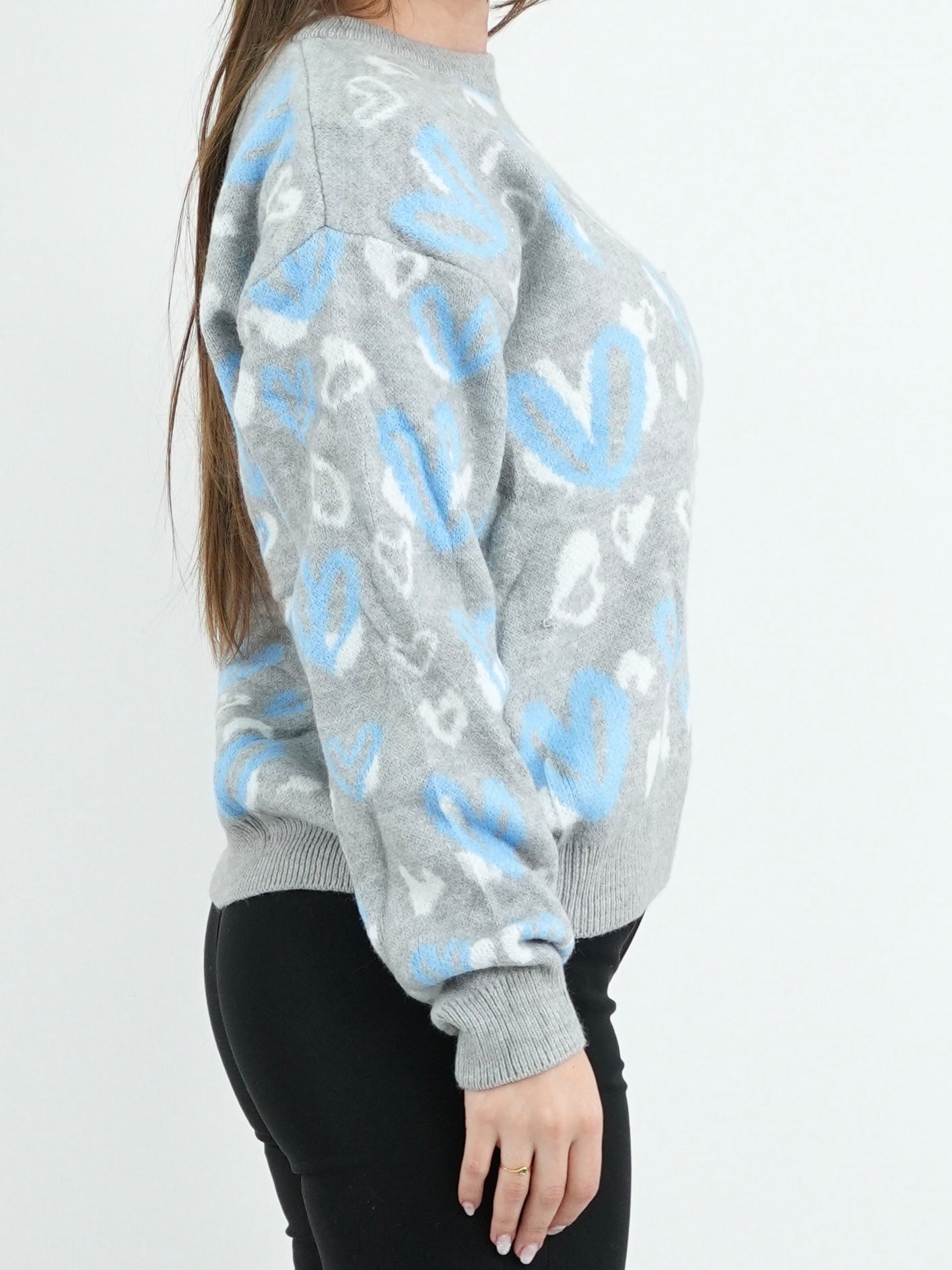 SUÉTER MUJER MSA207 GRIS