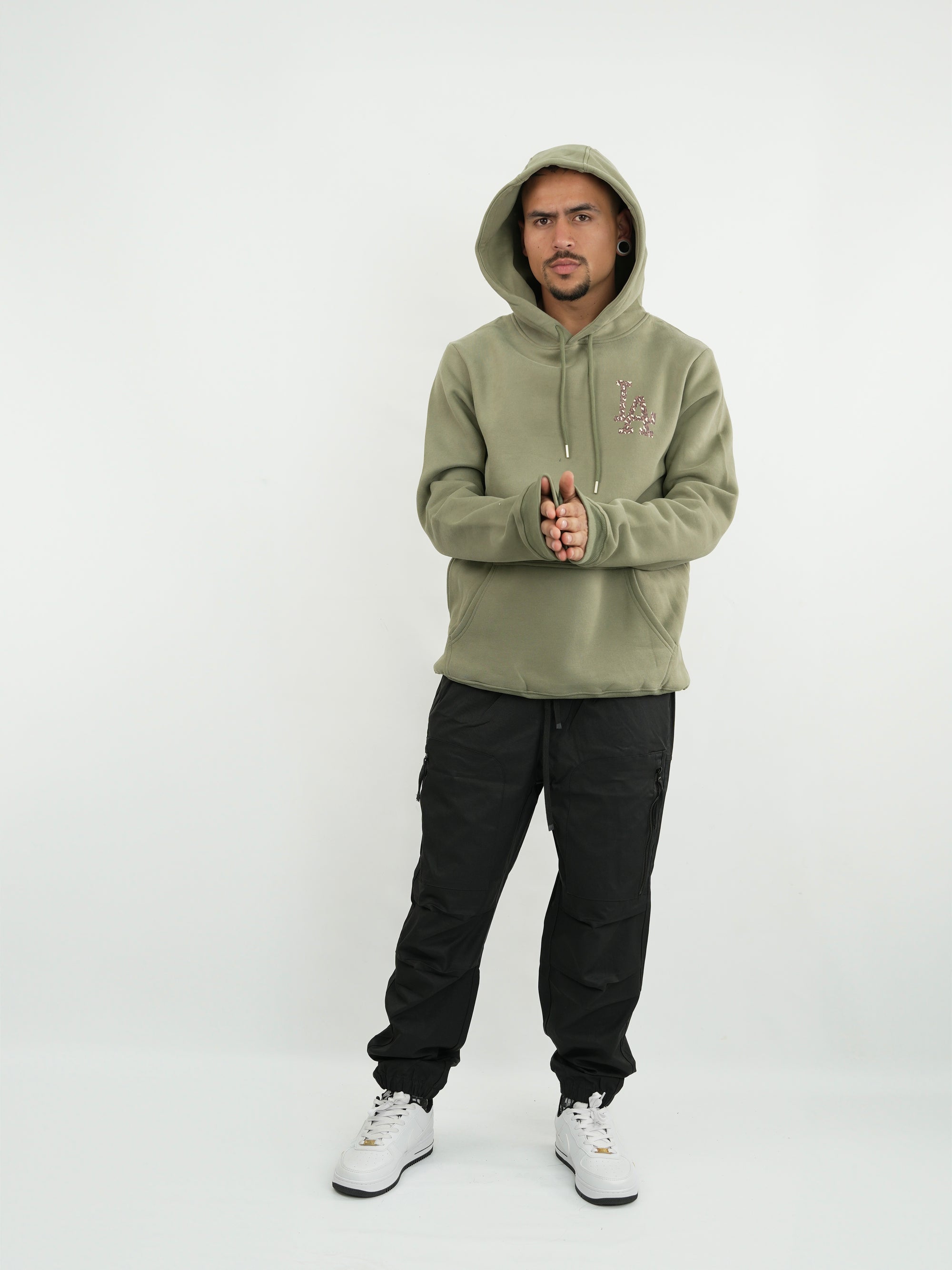 HODDIE HOMBRE FSA040 VERDE