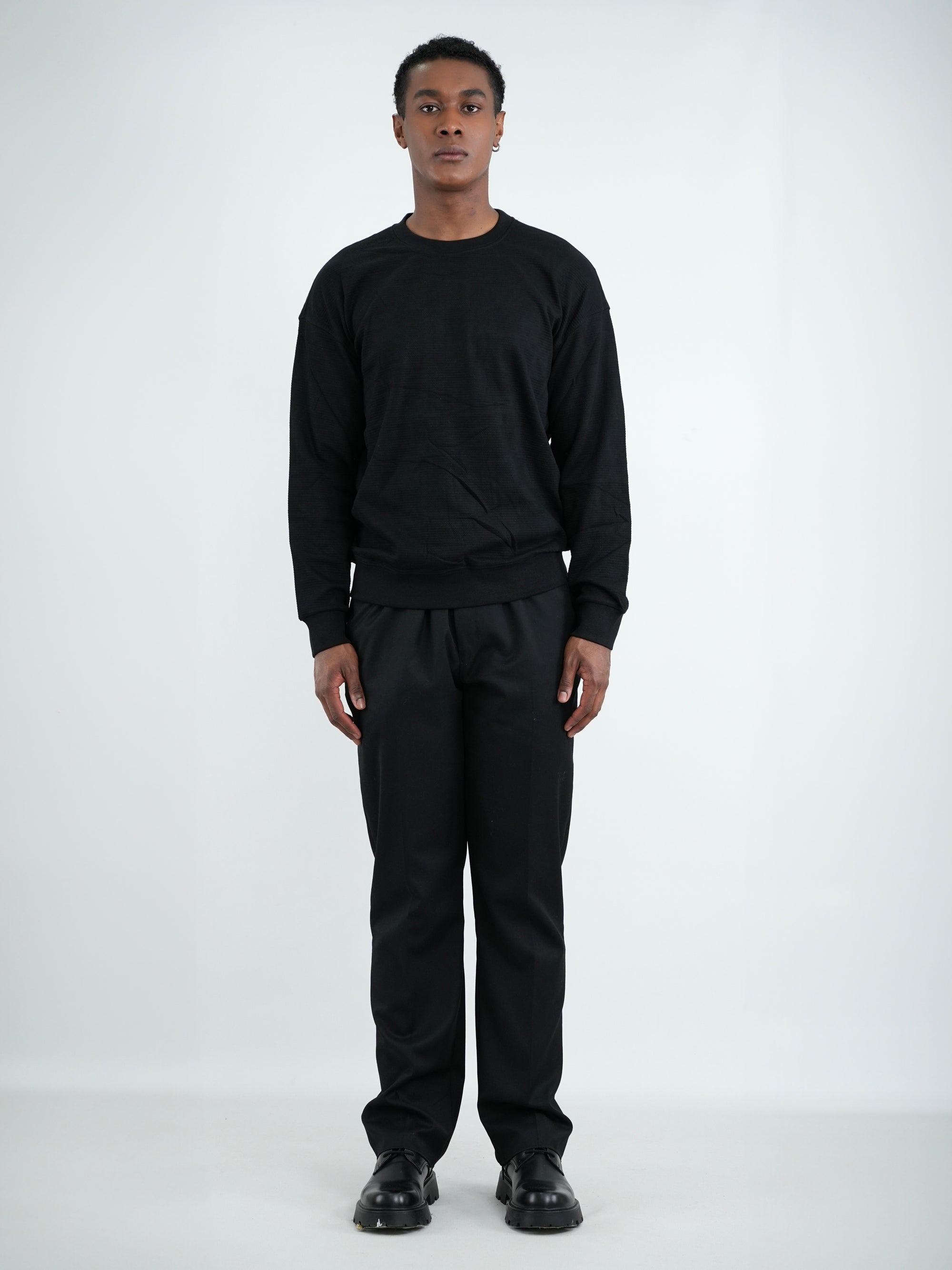 SUETER HOMBRE ANCA001 NEGRO