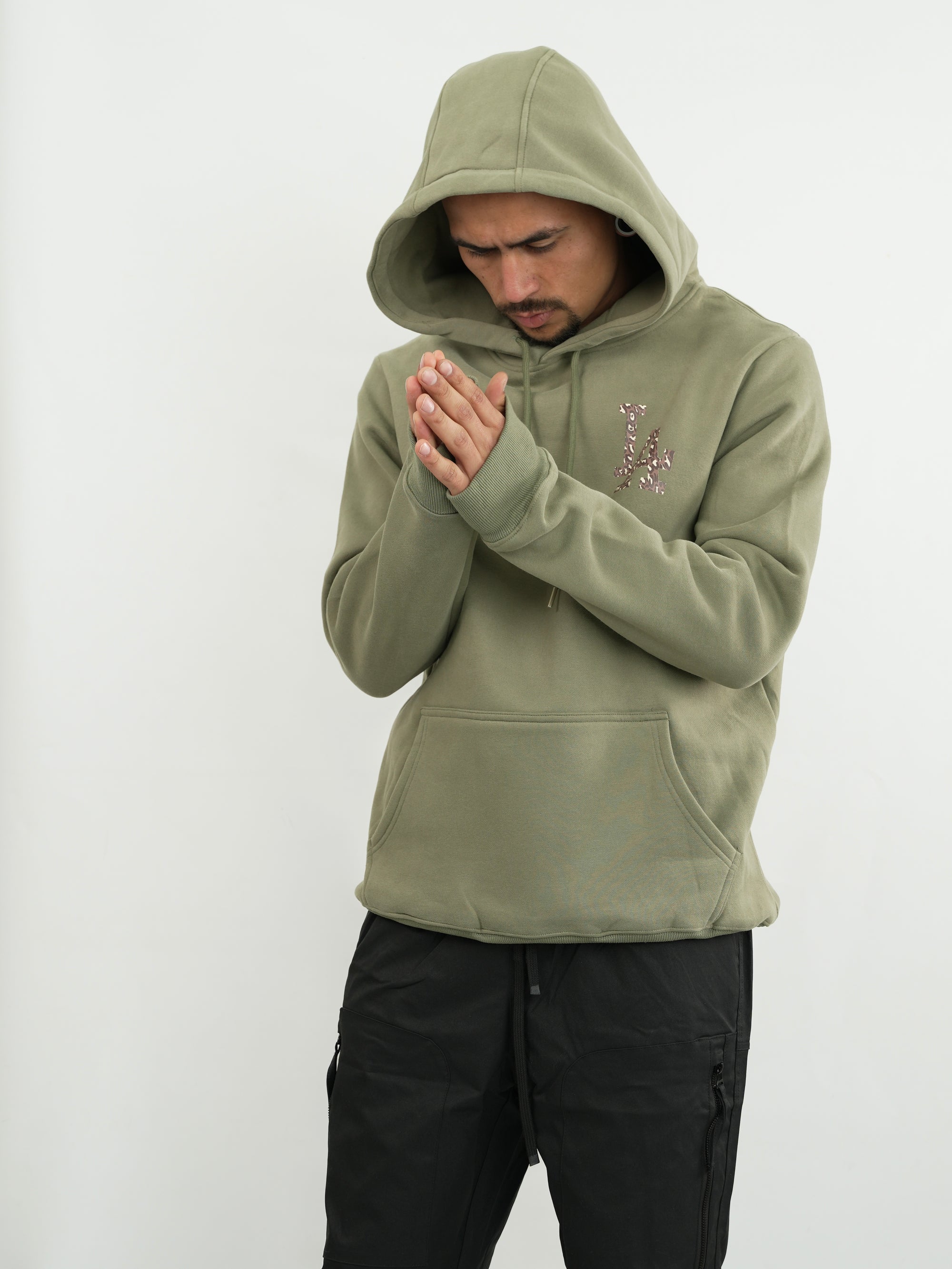 HODDIE HOMBRE FSA040 VERDE