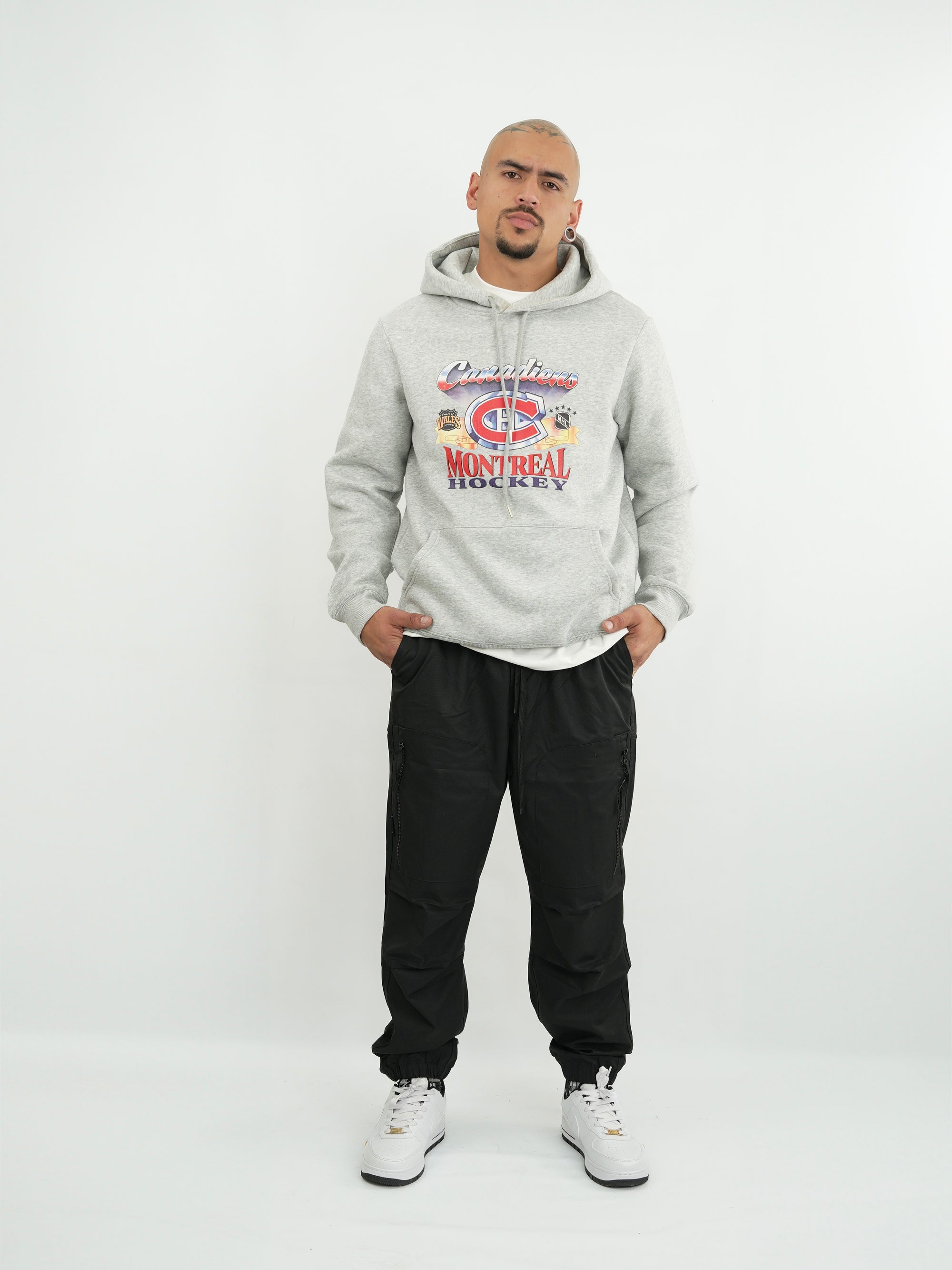 HODDIE HOMBRE FSA043 GRIS