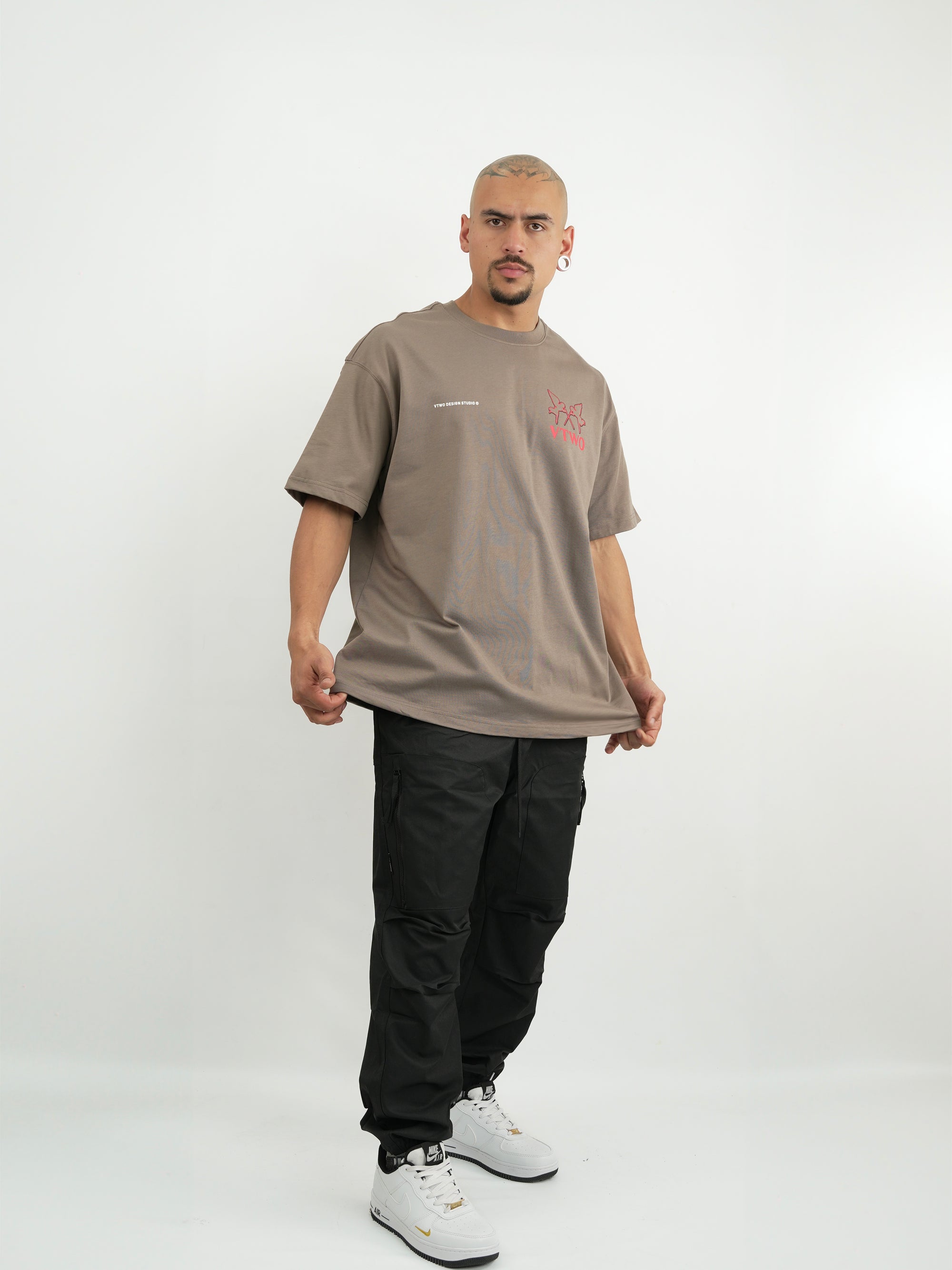 CAMISETA HOMBRE FCA007 CAFE