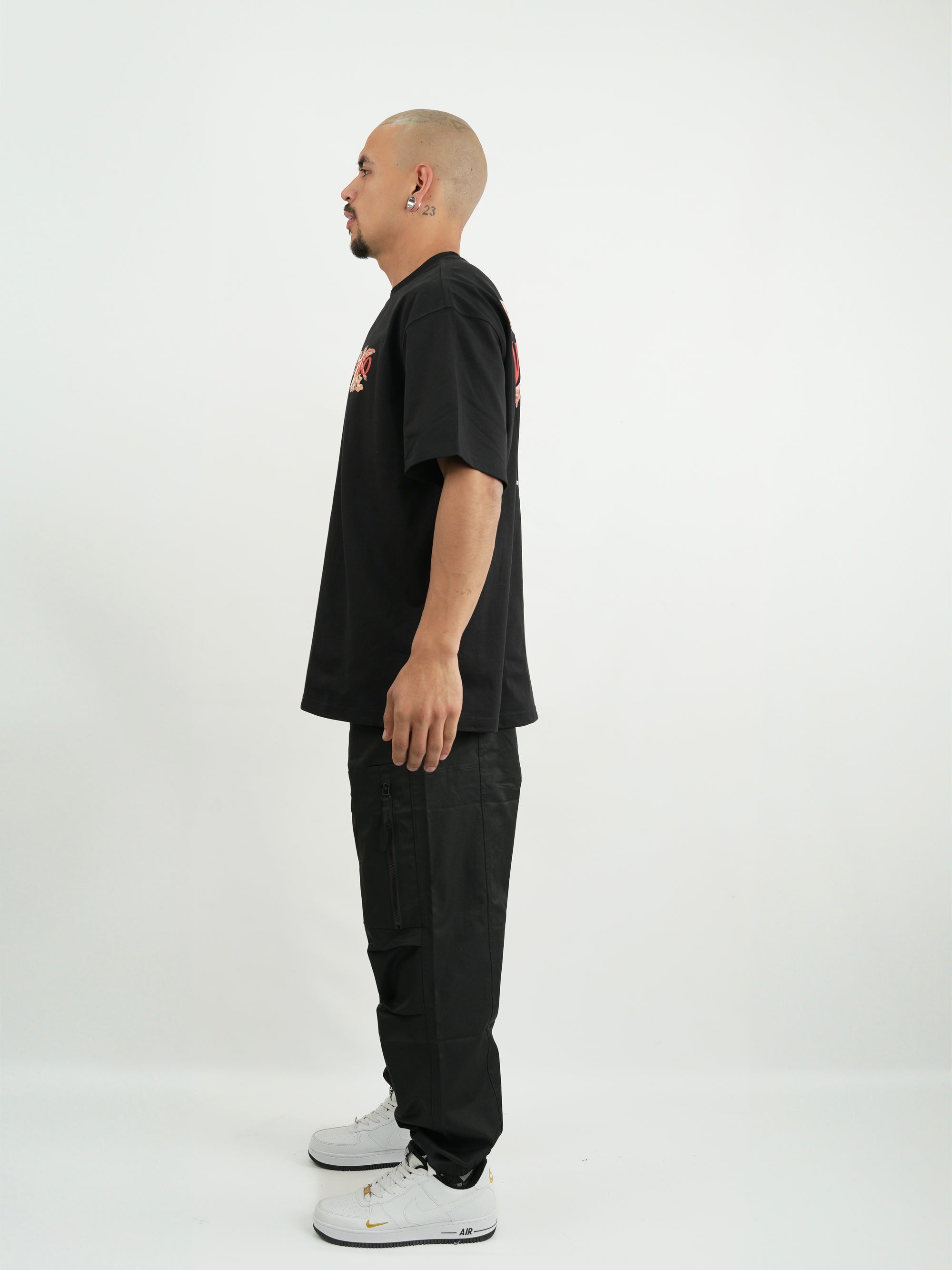 CAMISETA HOMBRE FCA014 NEGRO