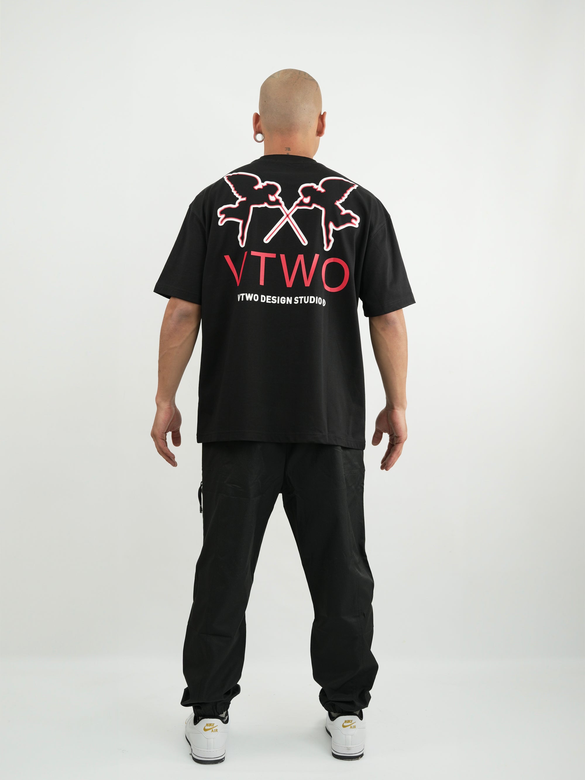 CAMISETA HOMBRE FCA007 NEGRO