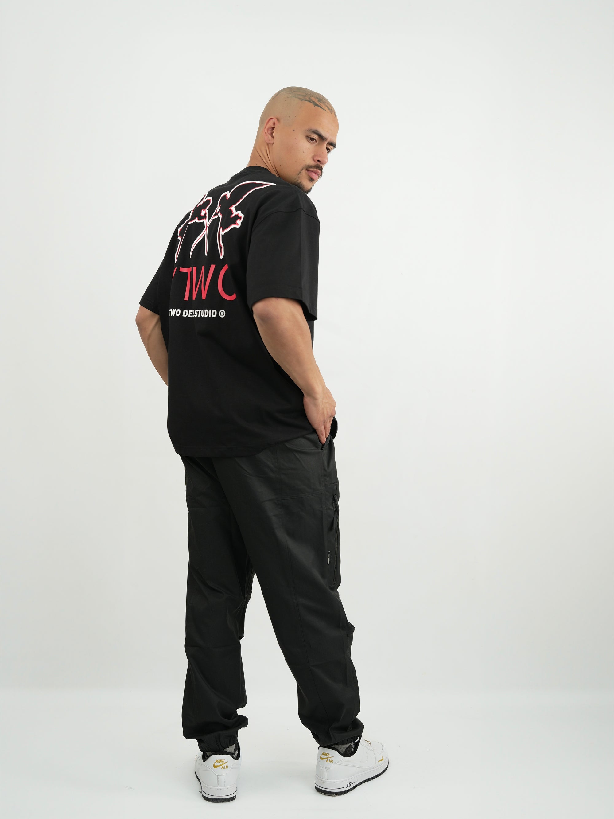 CAMISETA HOMBRE FCA007 NEGRO