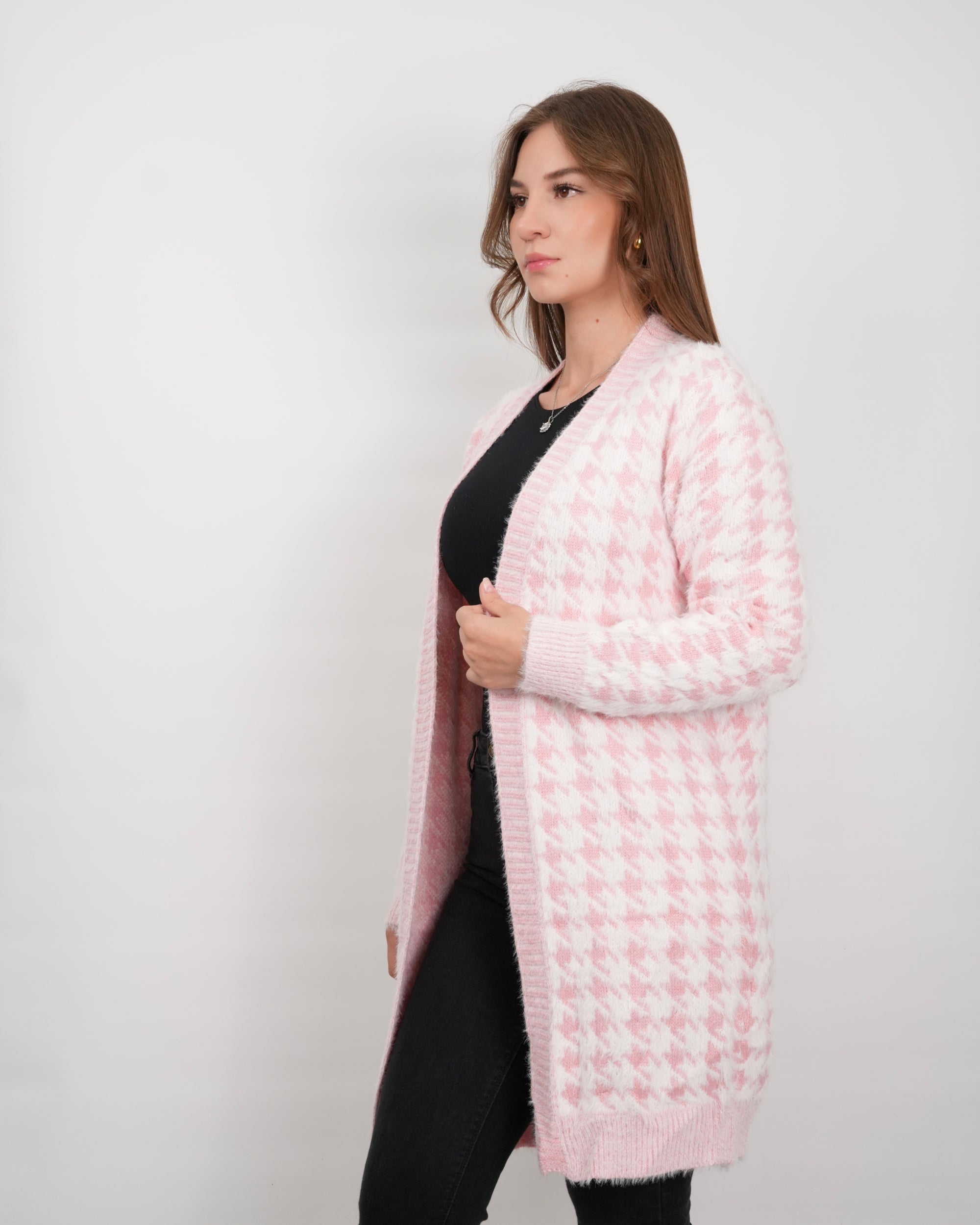 CARDIGAN MSA138 ROSADO
