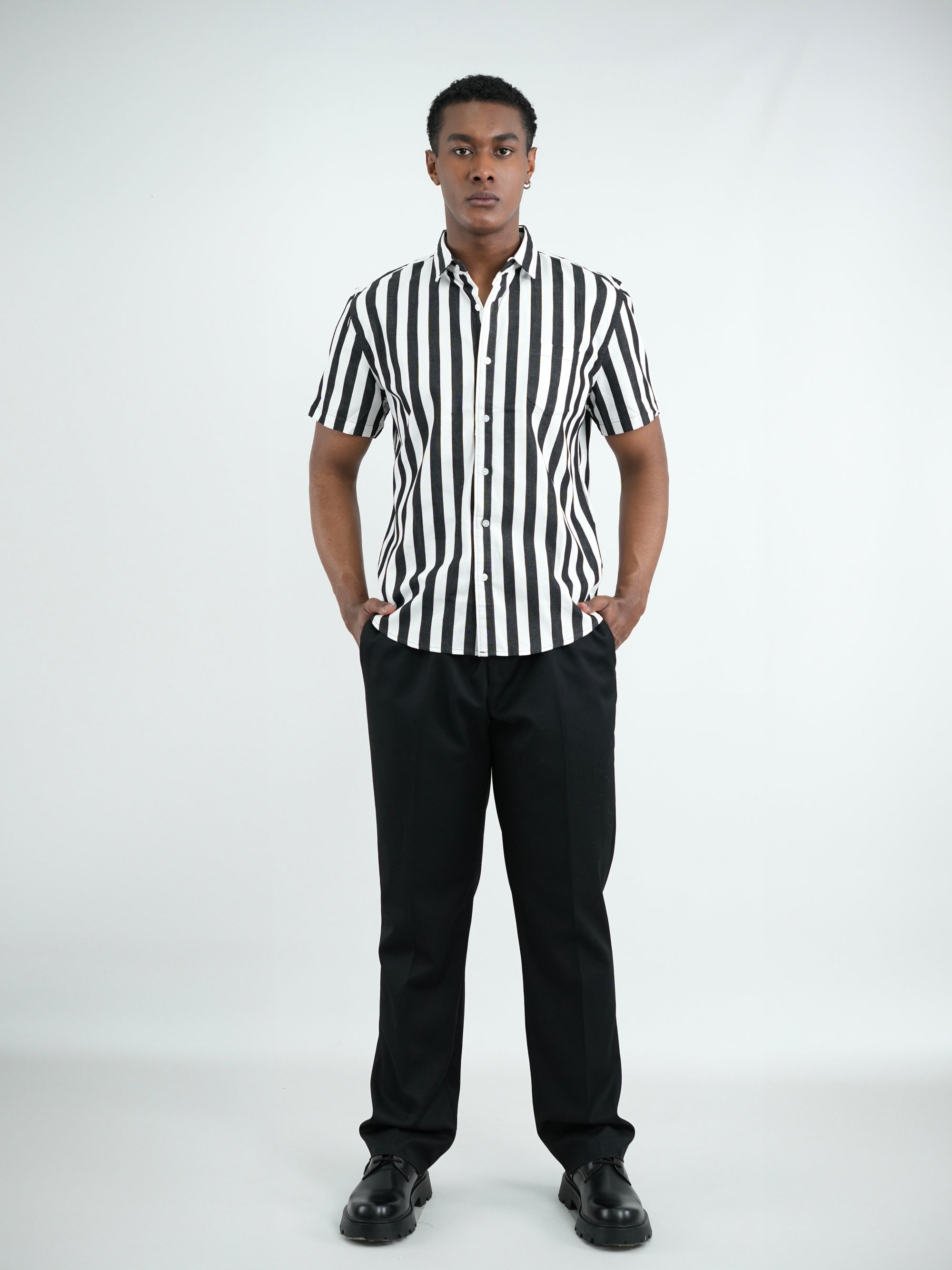CAMISA HOMBRE FVRC002 NEGR