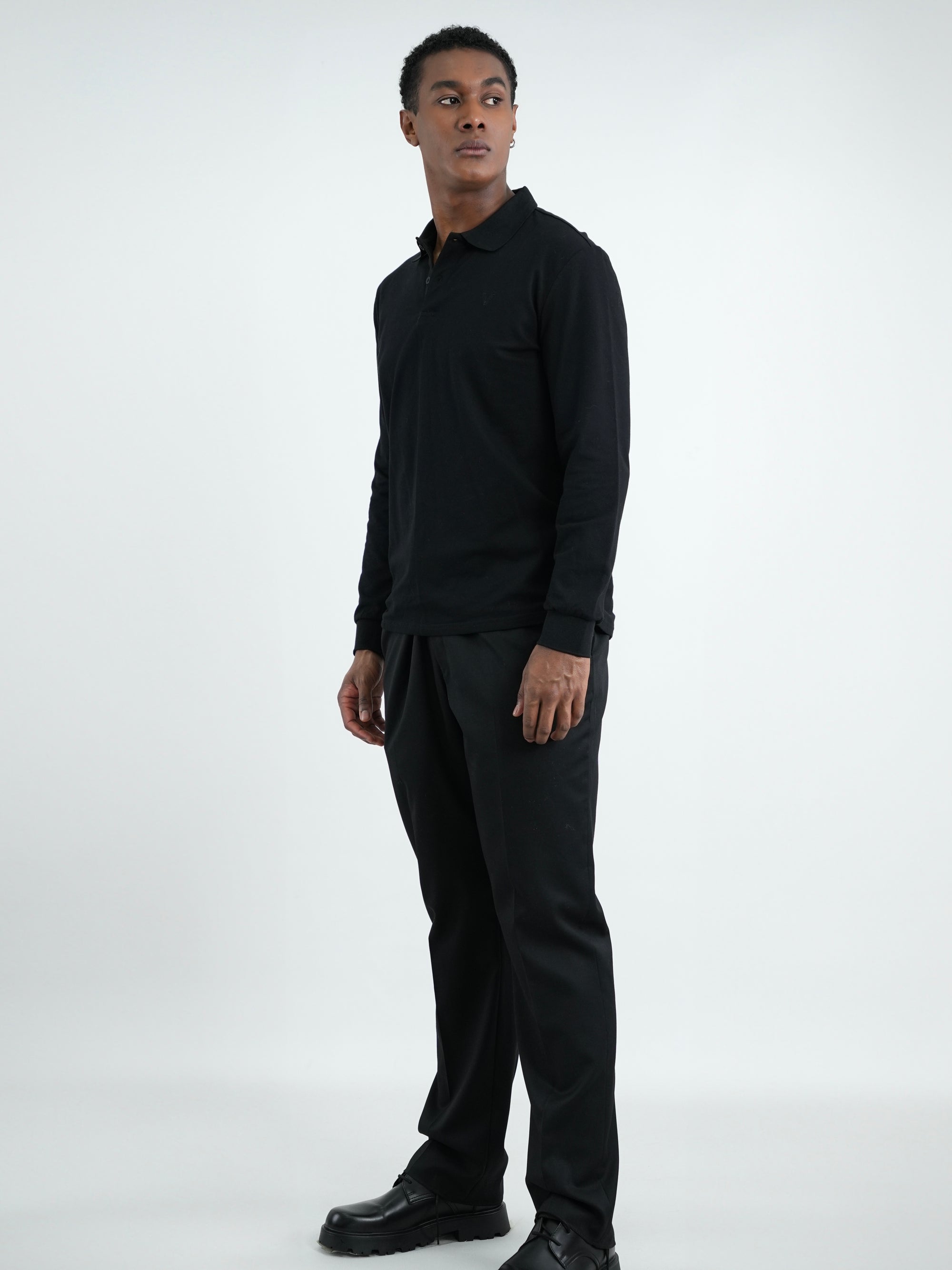 CAMISA HOMBRE CAP009 NEGRO