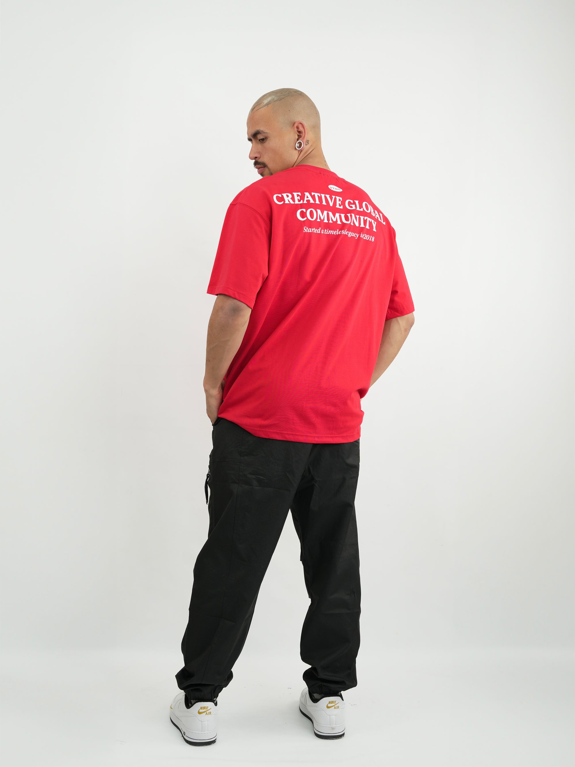 CAMISETA HOMBRE FCA015 ROJO
