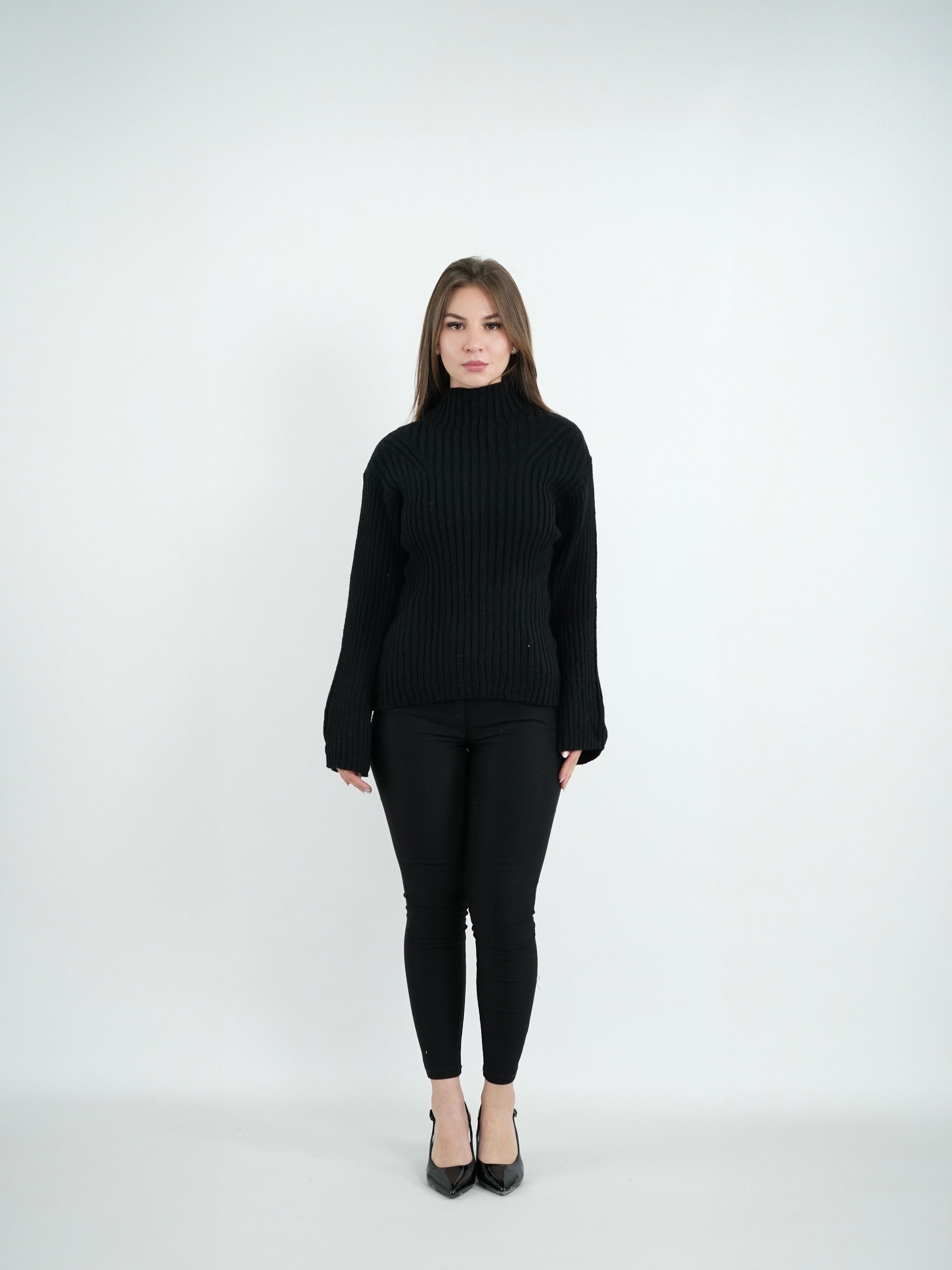 SUÉTER MUJER  MSA197 NEGRO