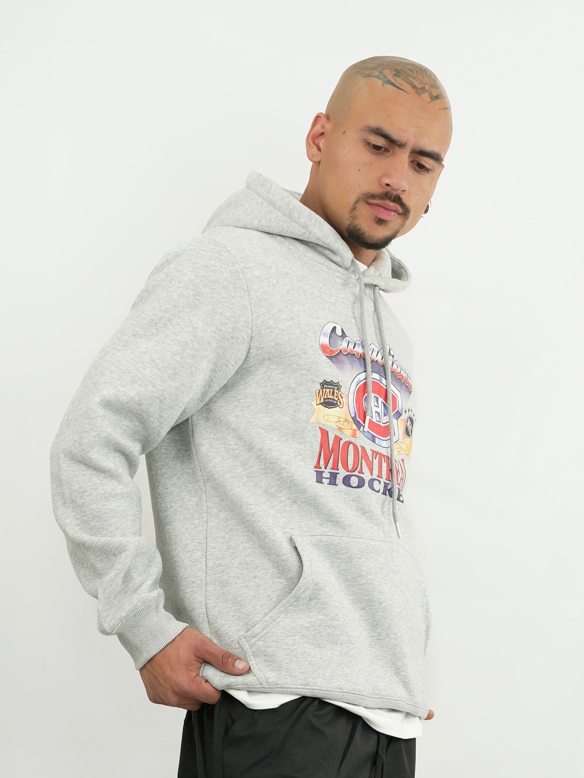 HODDIE HOMBRE FSA043 GRIS