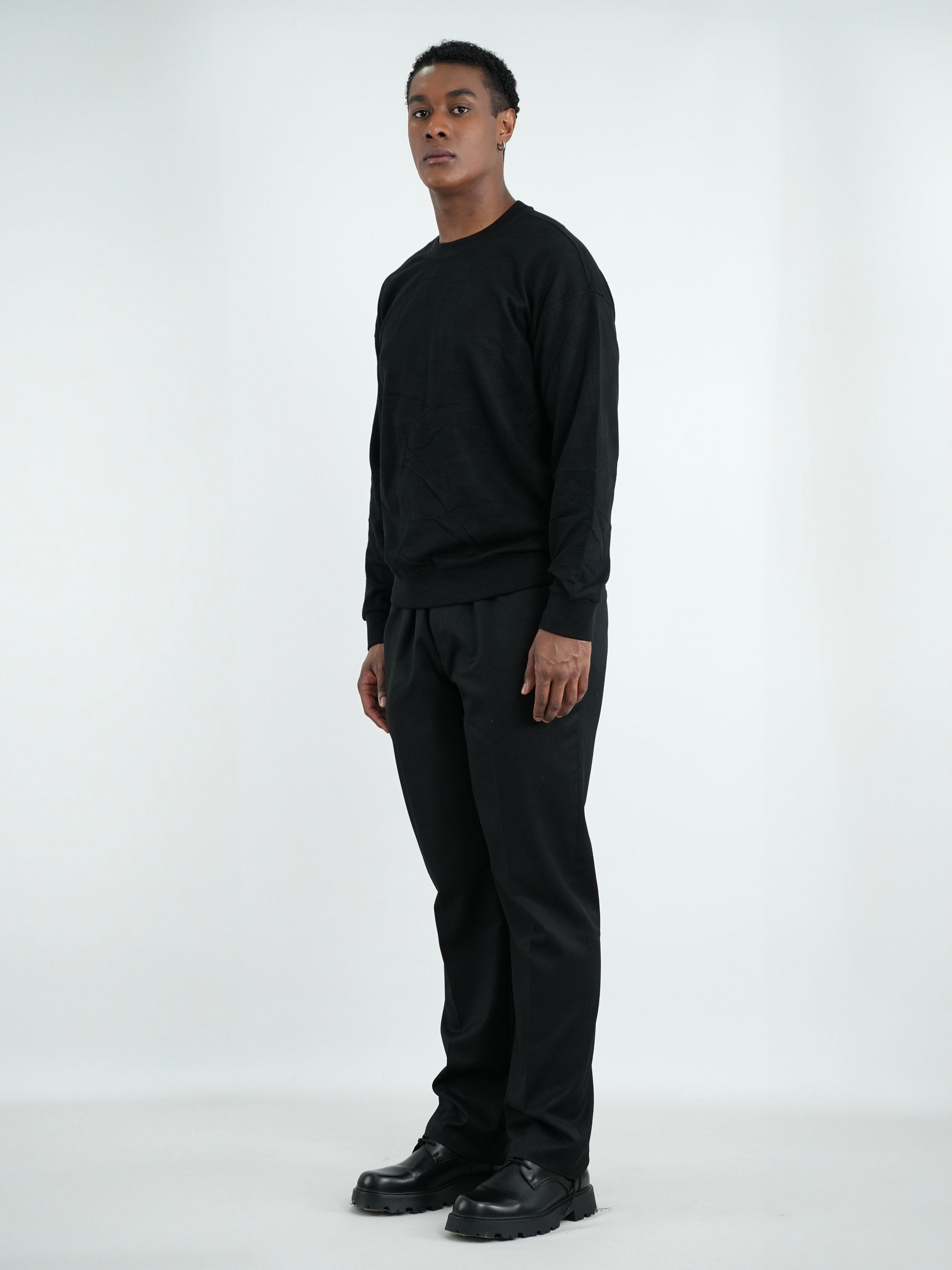 SUETER HOMBRE ANCA001 NEGRO