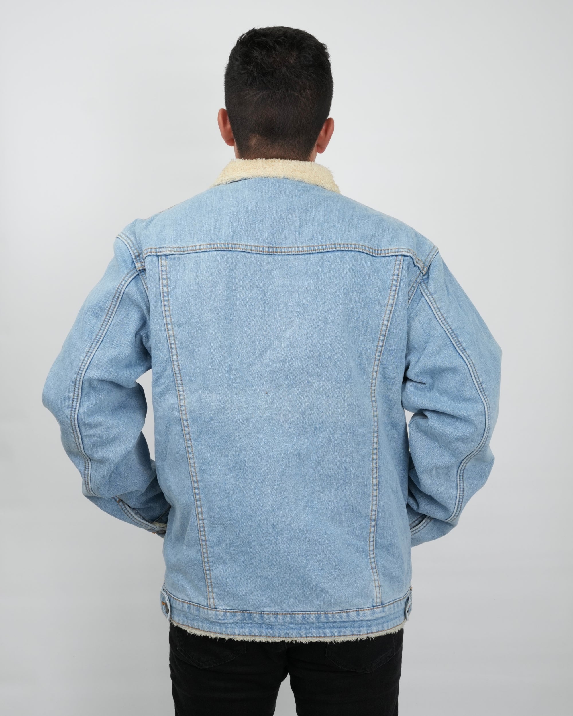 CHAQUETA DE JEAN VR031 AZUL CLARO