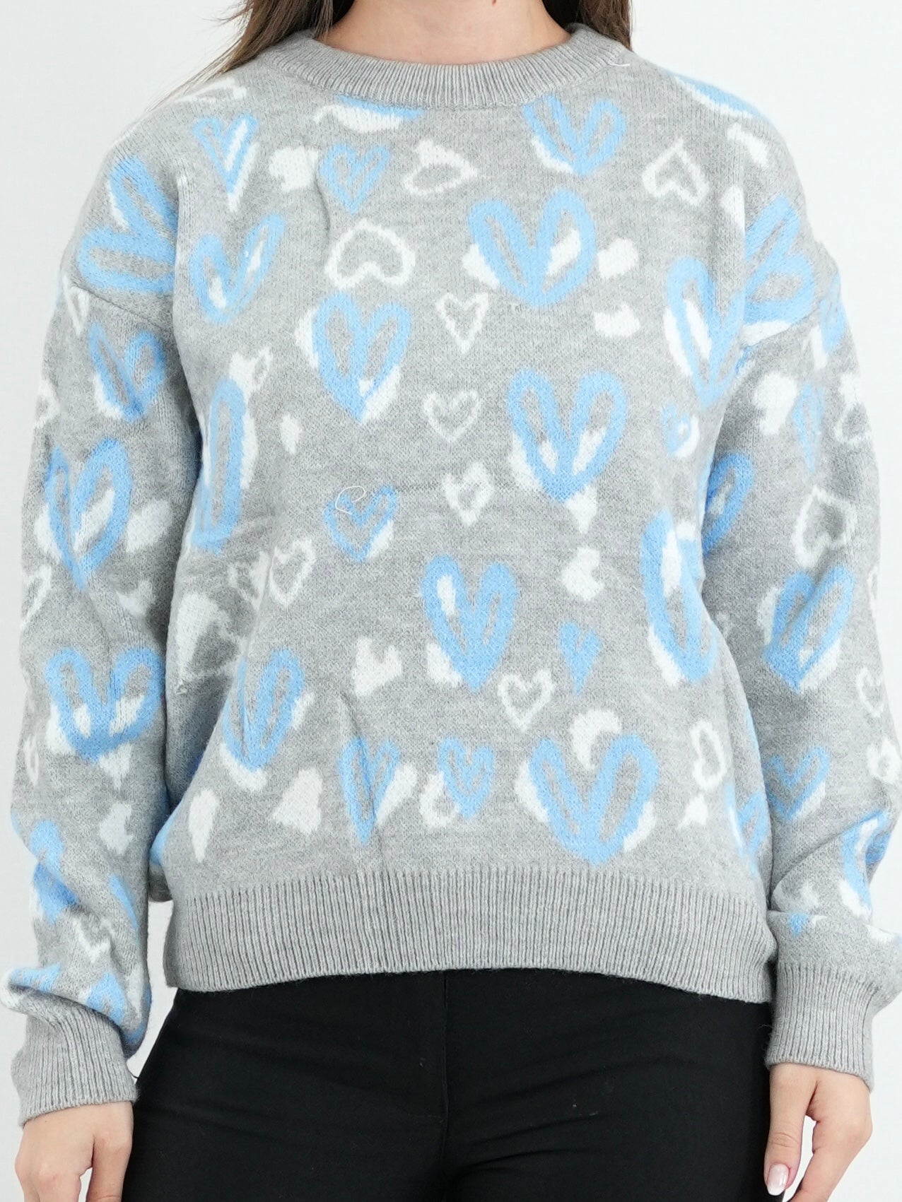 SUÉTER MUJER MSA207 GRIS