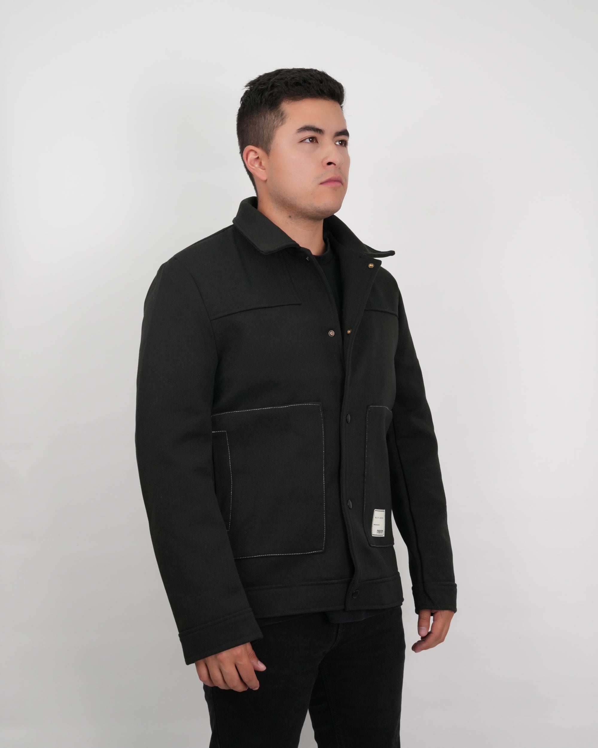 CHAQUETA LAPA AMERICANA NEGRA VR042