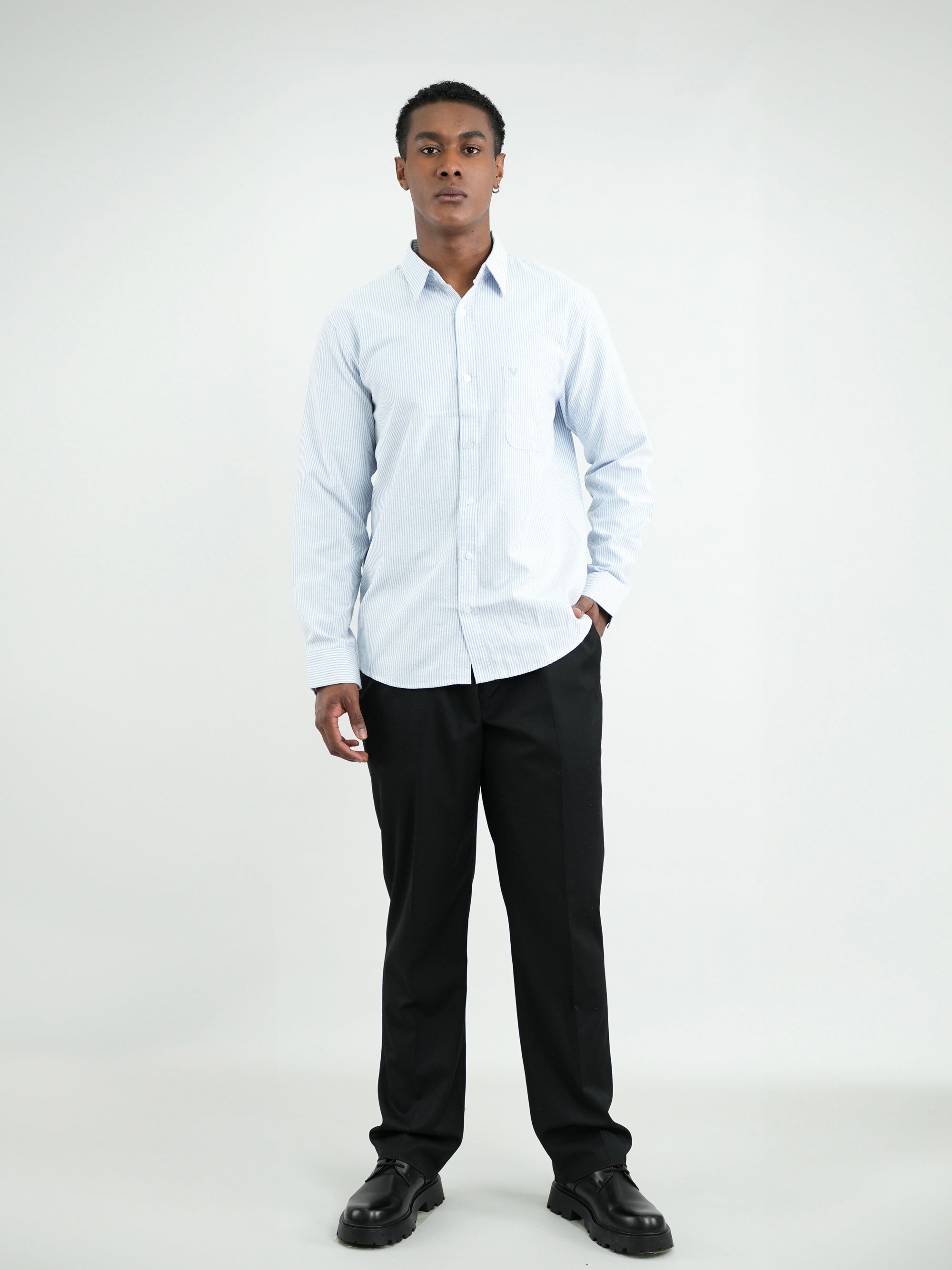 CAMISA HOMBRE FVR009 AZUL.C