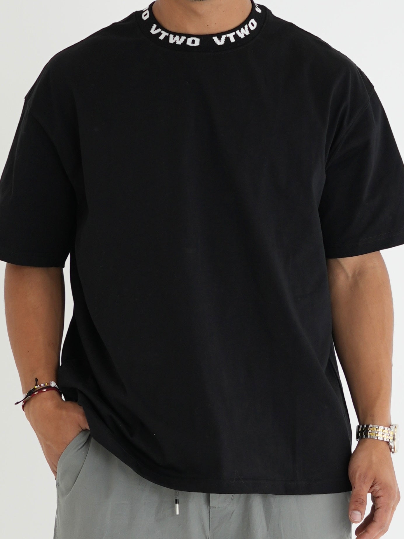 CAMISETA FCA006 NEGRO