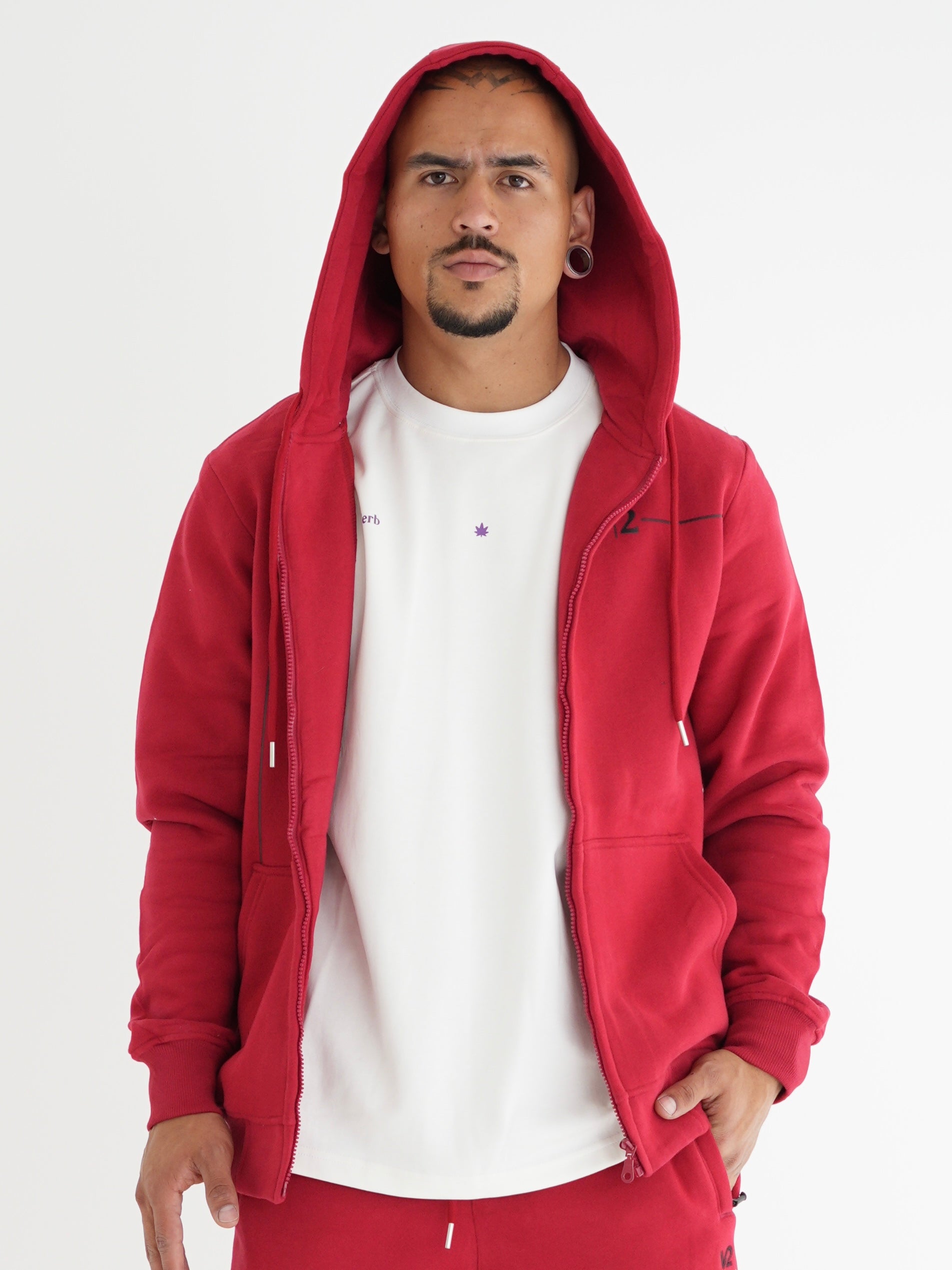 SUDADERA FSA061 VINO
