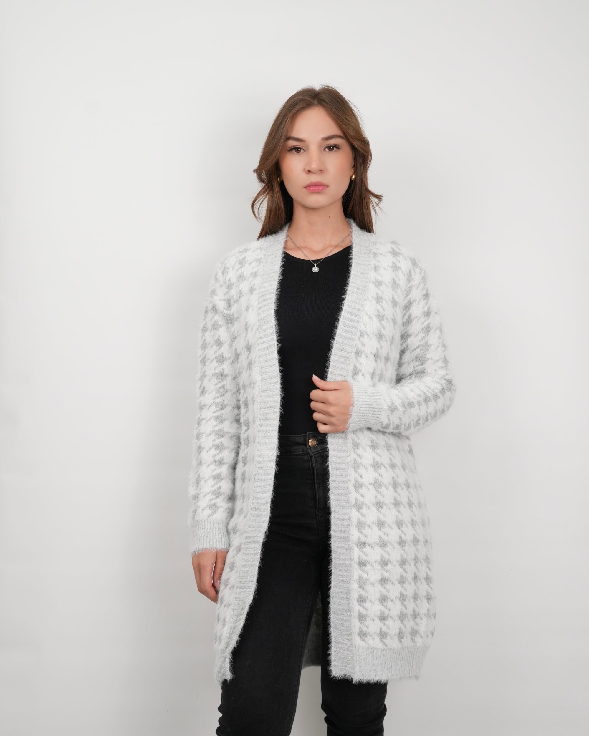 CARDIGAN MSA138 GRIS